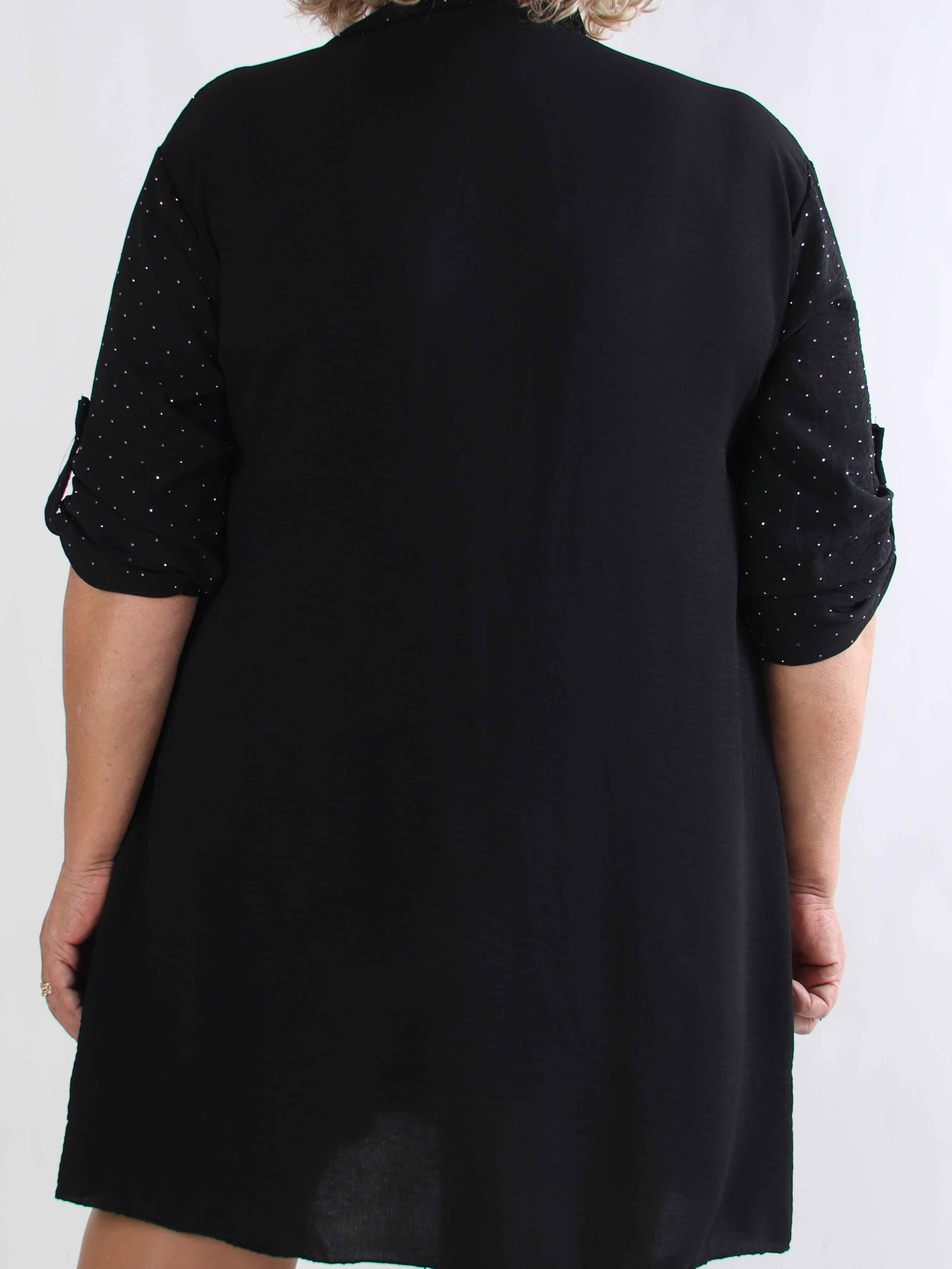 Gissele - Sød plus size kjole i viskose med fine similisten