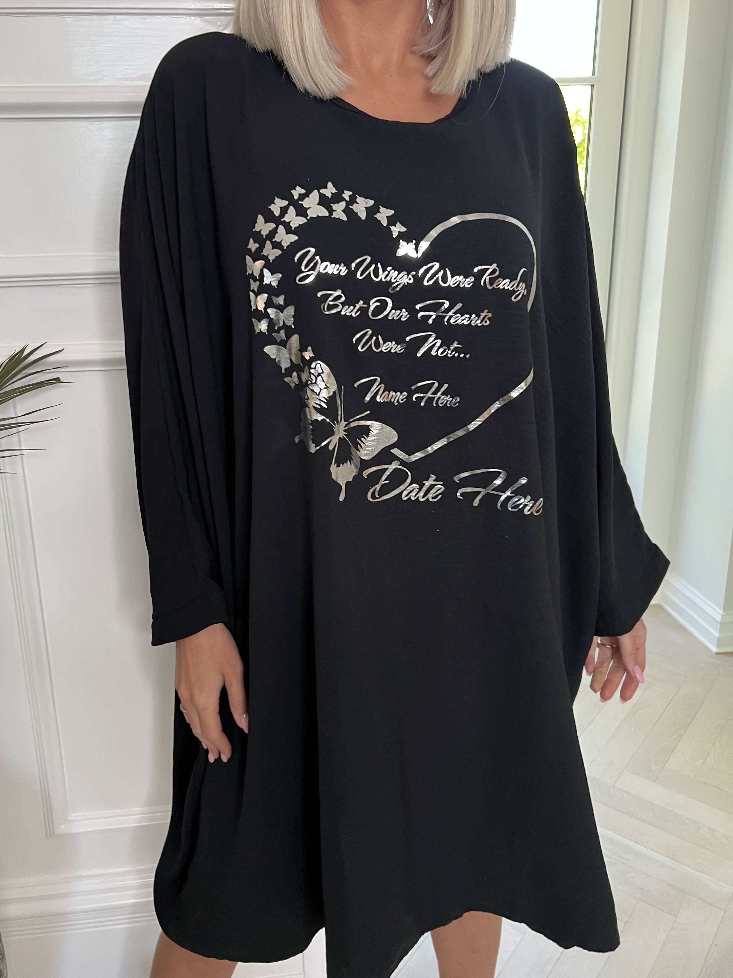 Hope - Oversize kjole med motiv