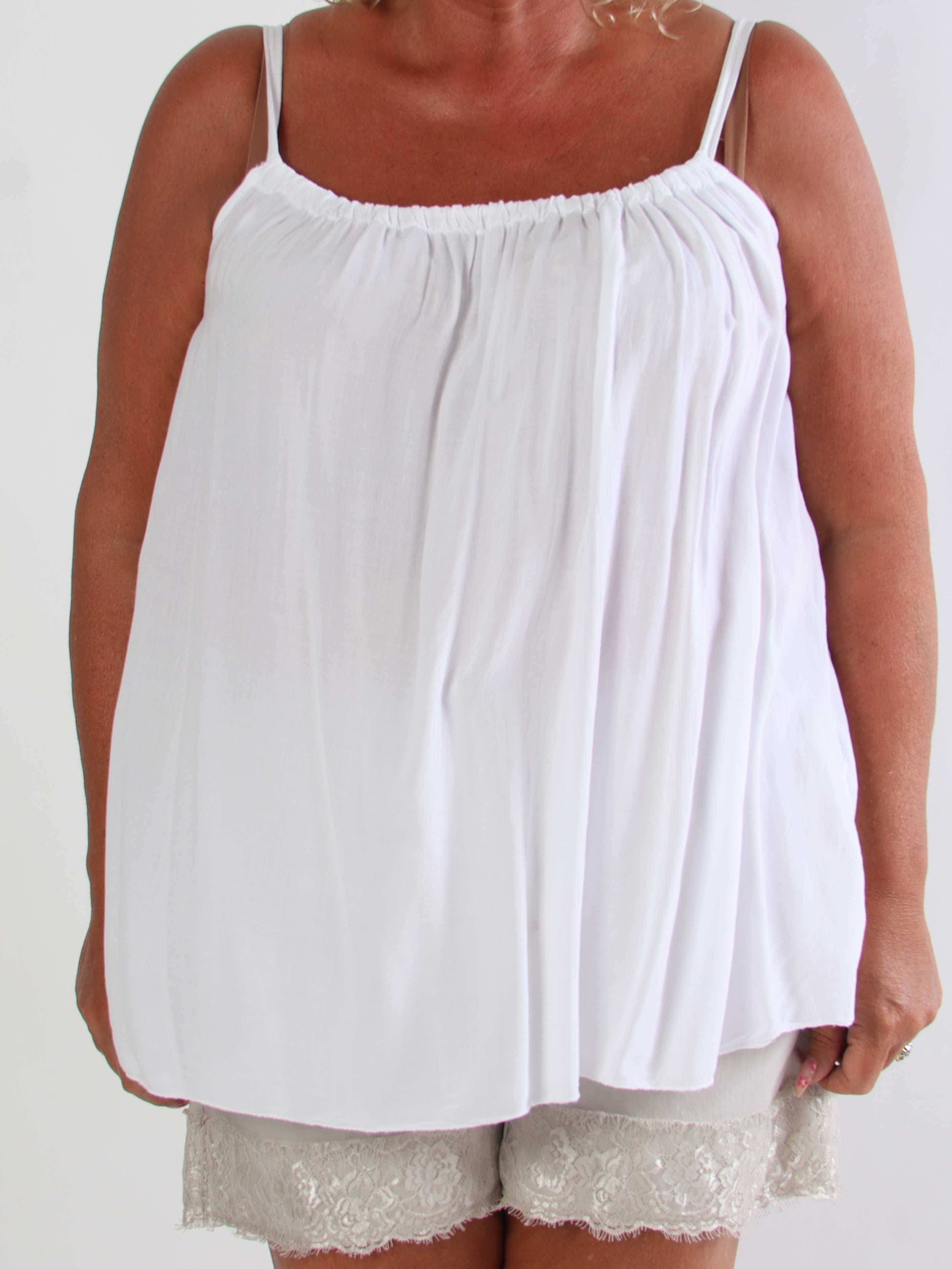 Sunshines Top - Let og luftig plus size top i viskose
