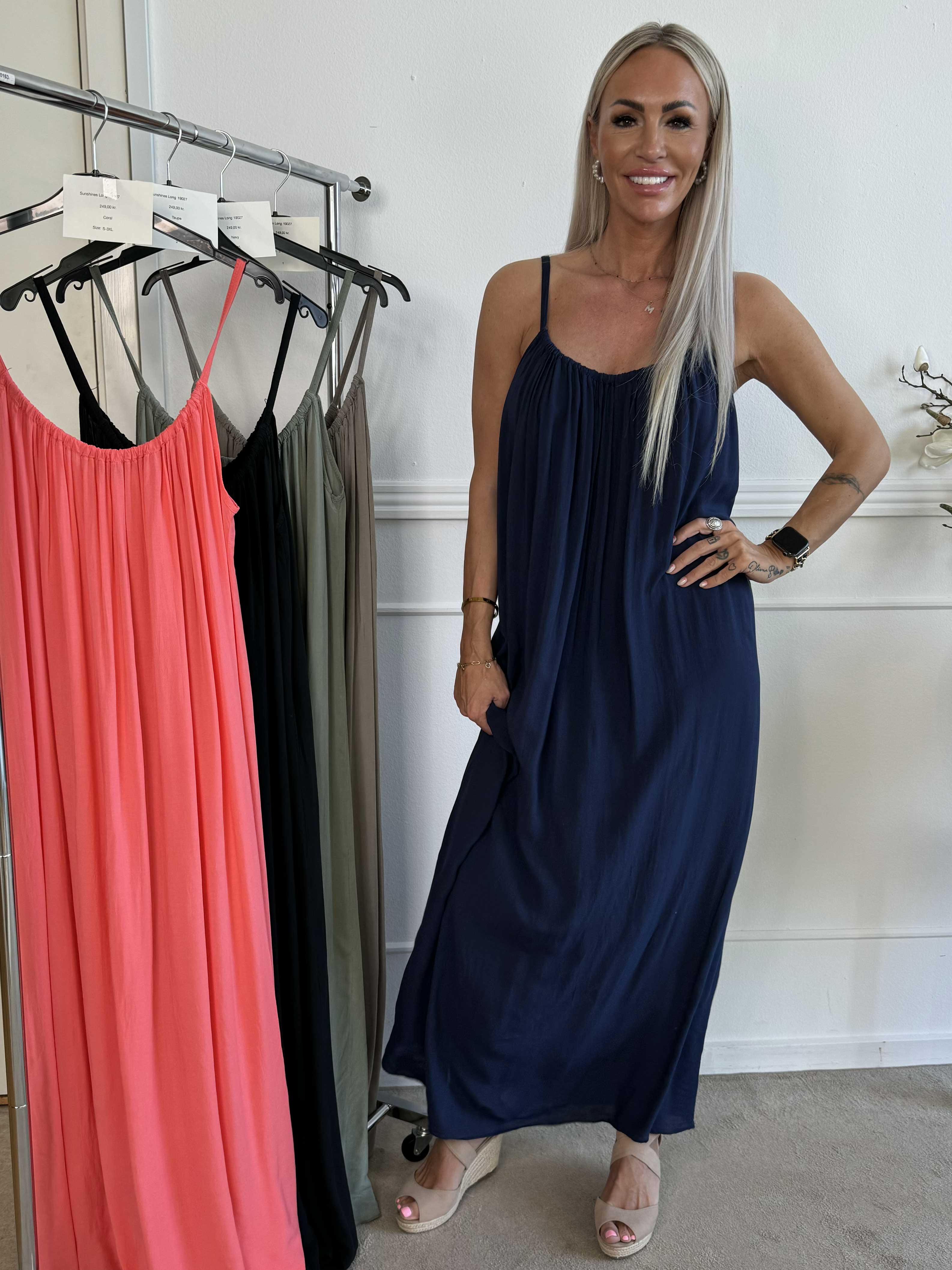 Sunshines Long - Let sommerkjole i viskose