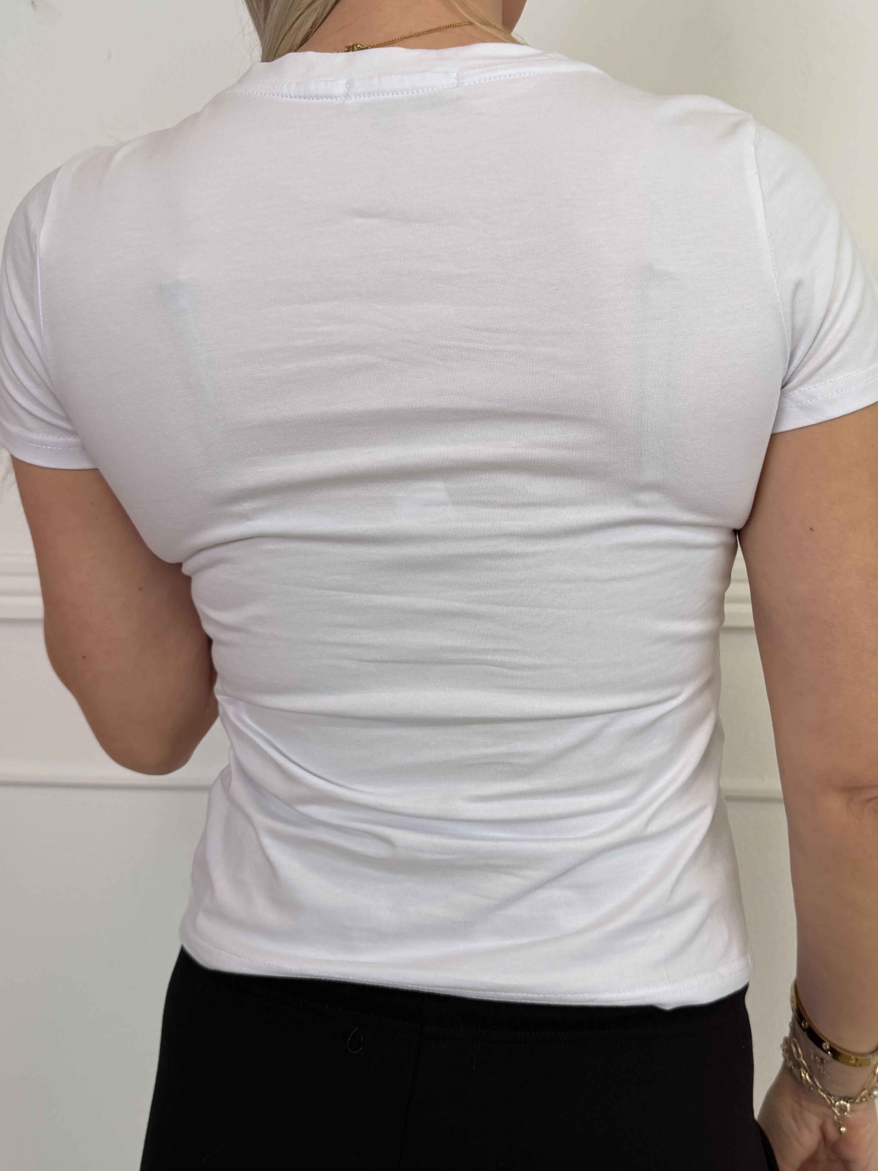 Rebekah - Basis t-shirt i bomuld