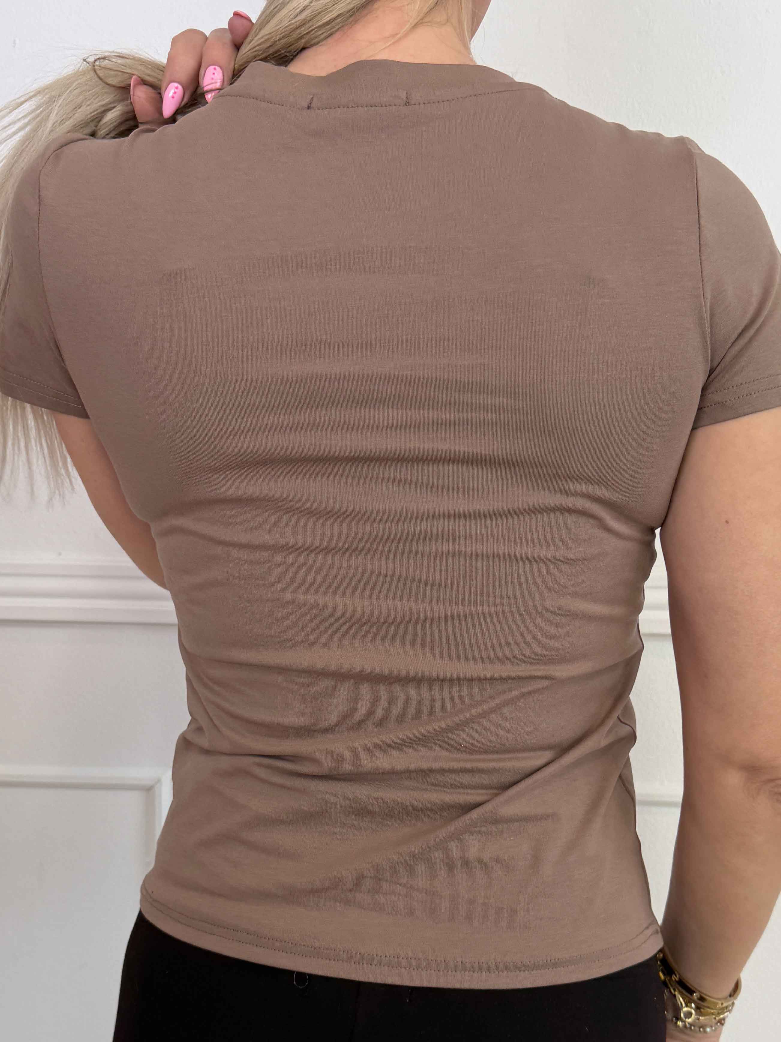 Rebekah - Basis t-shirt i bomuld