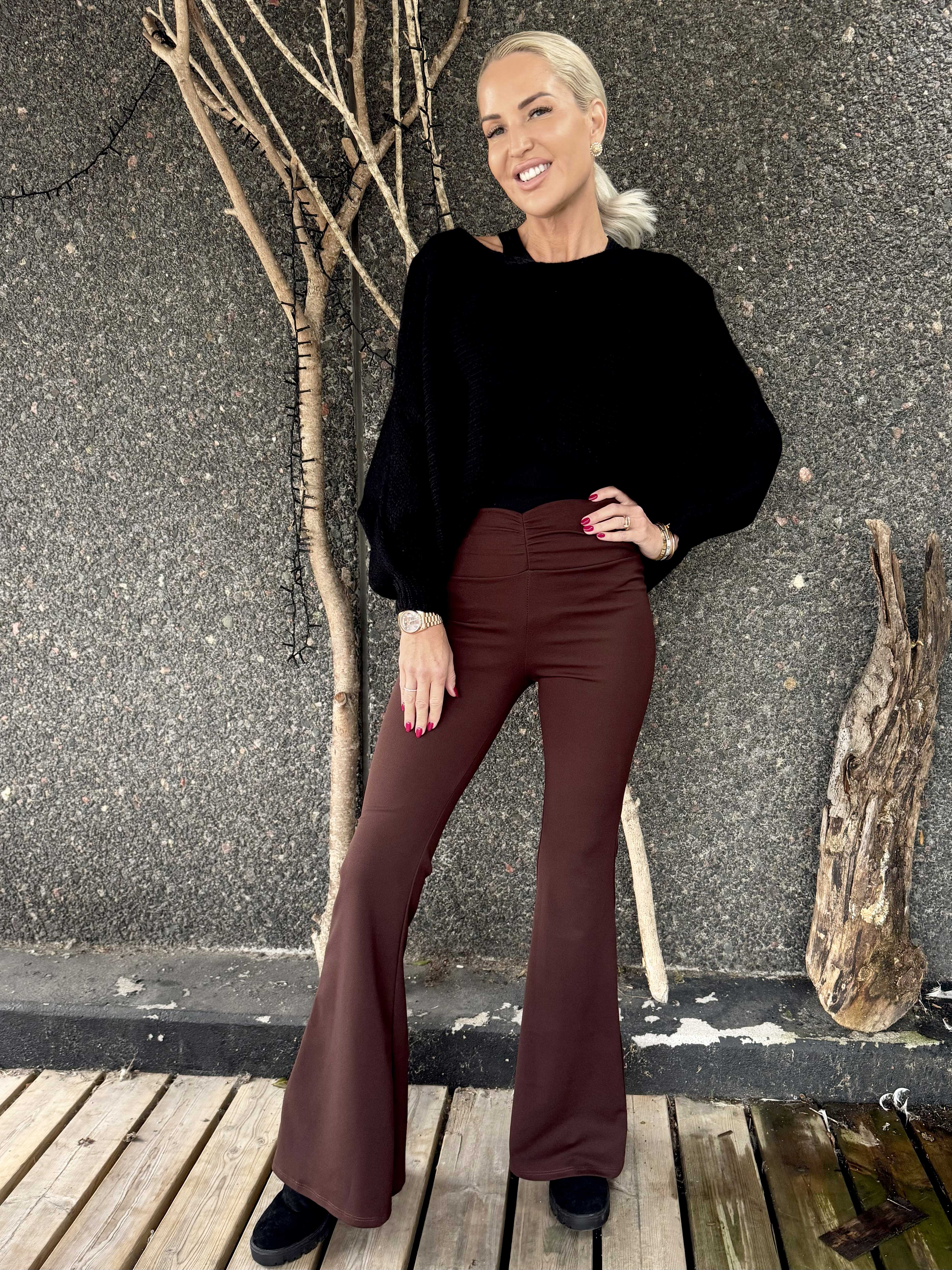 Gaja - Løse elastiske bukser med elastik i taljen