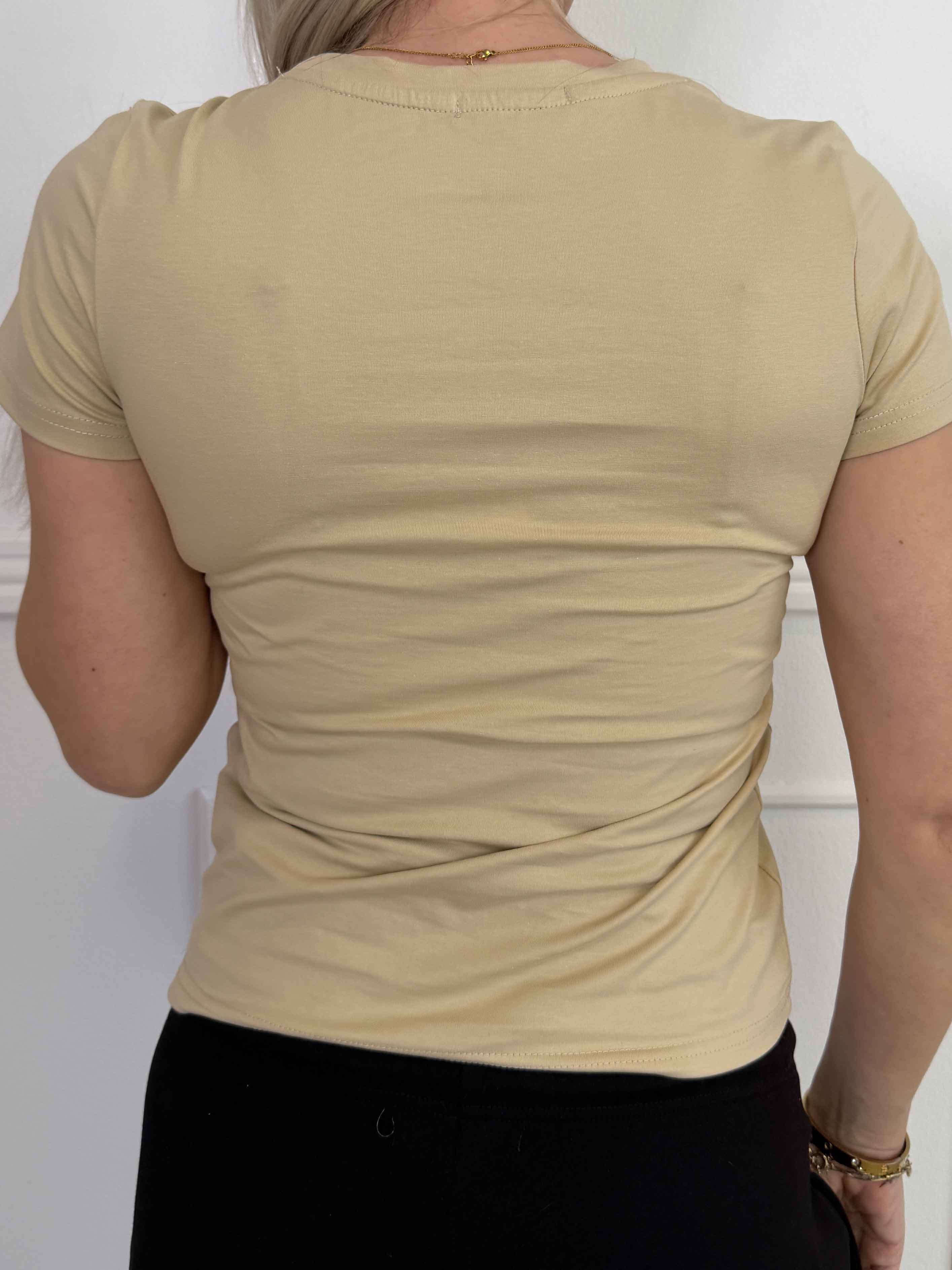 Rebekah - Basis t-shirt i bomuld