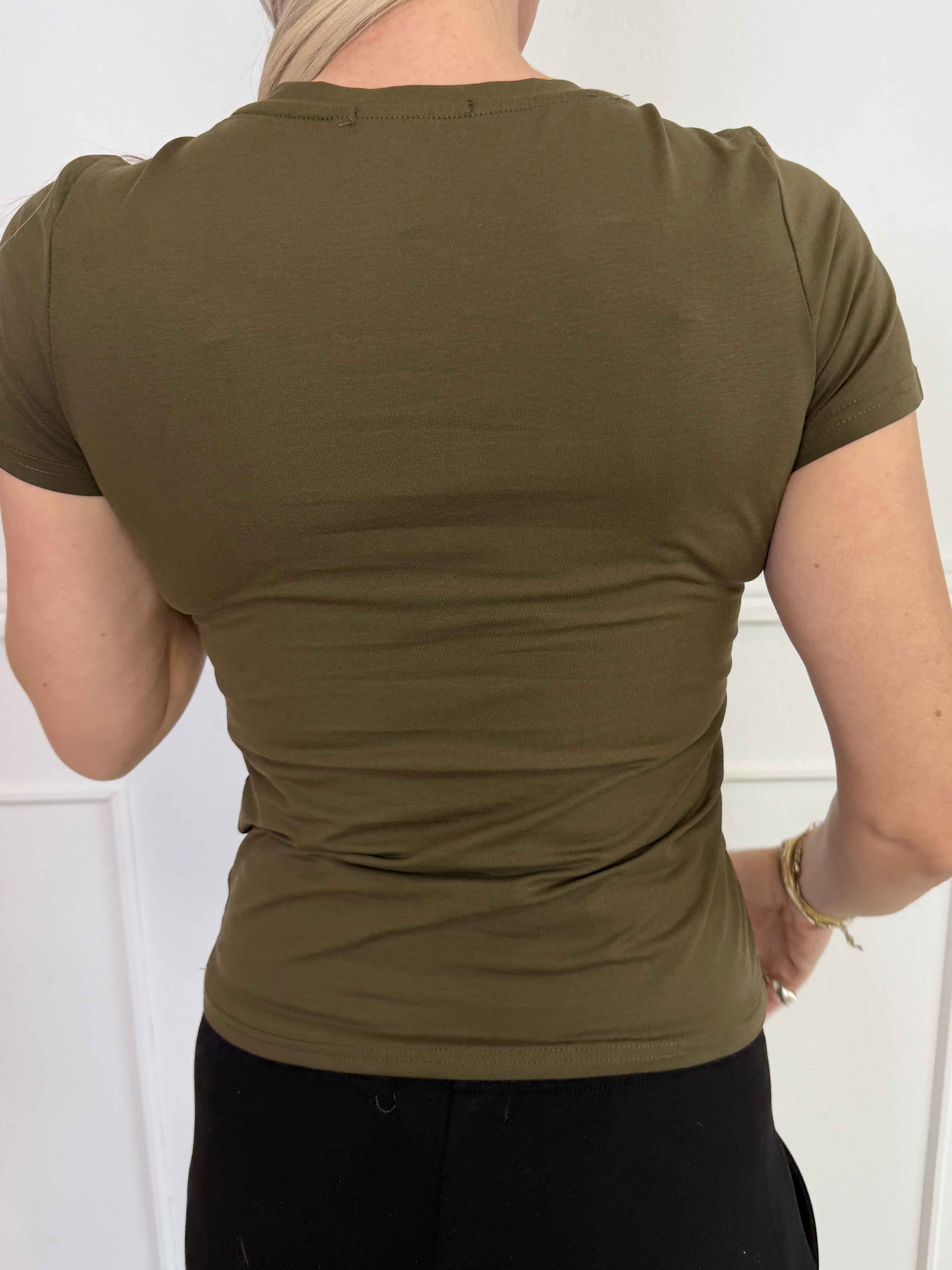 Rebekah - Basis t-shirt i bomuld