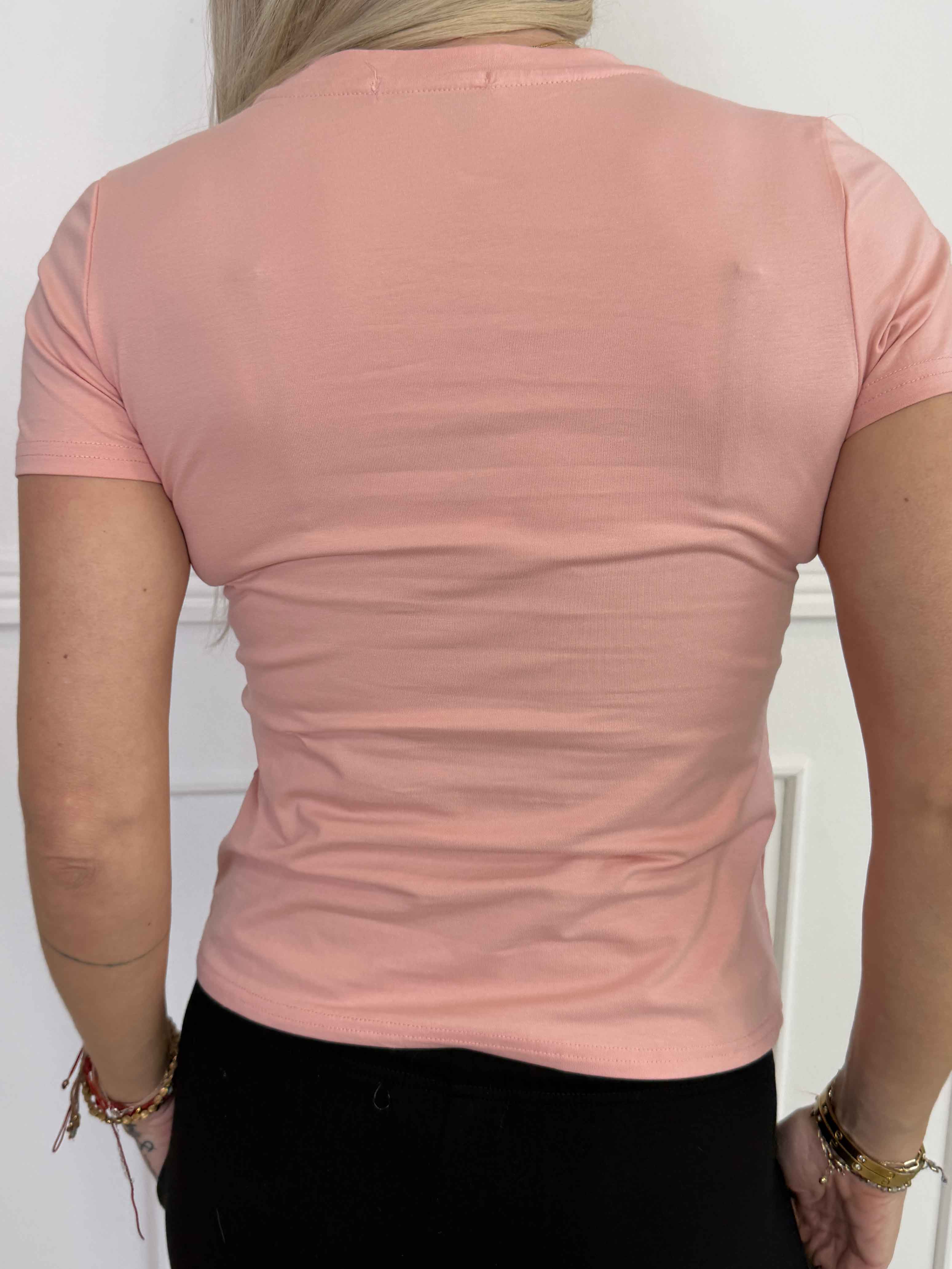 Rebekah - Basis t-shirt i bomuld