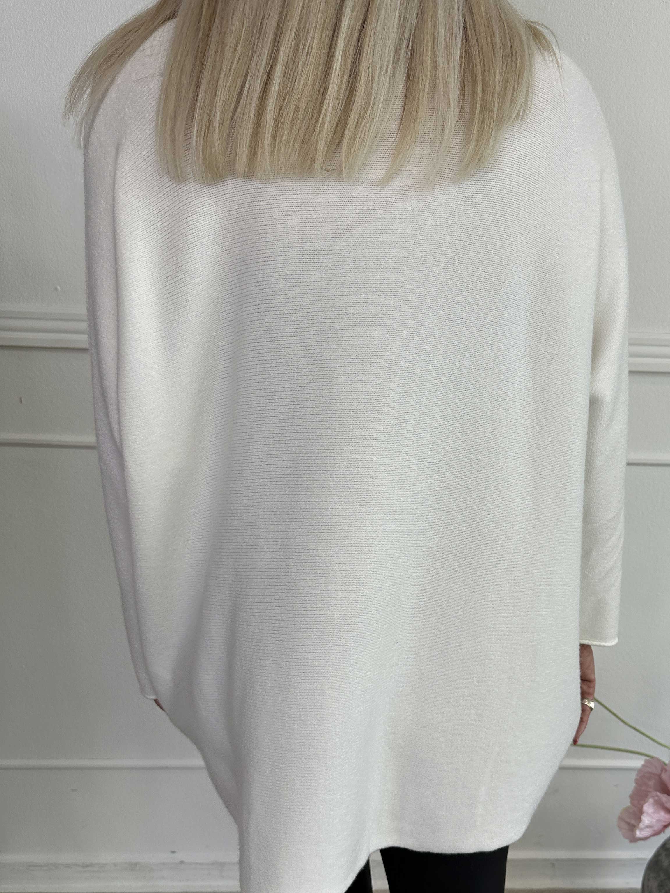 Mouse - Blød strikbluse med mickey tryk i leo