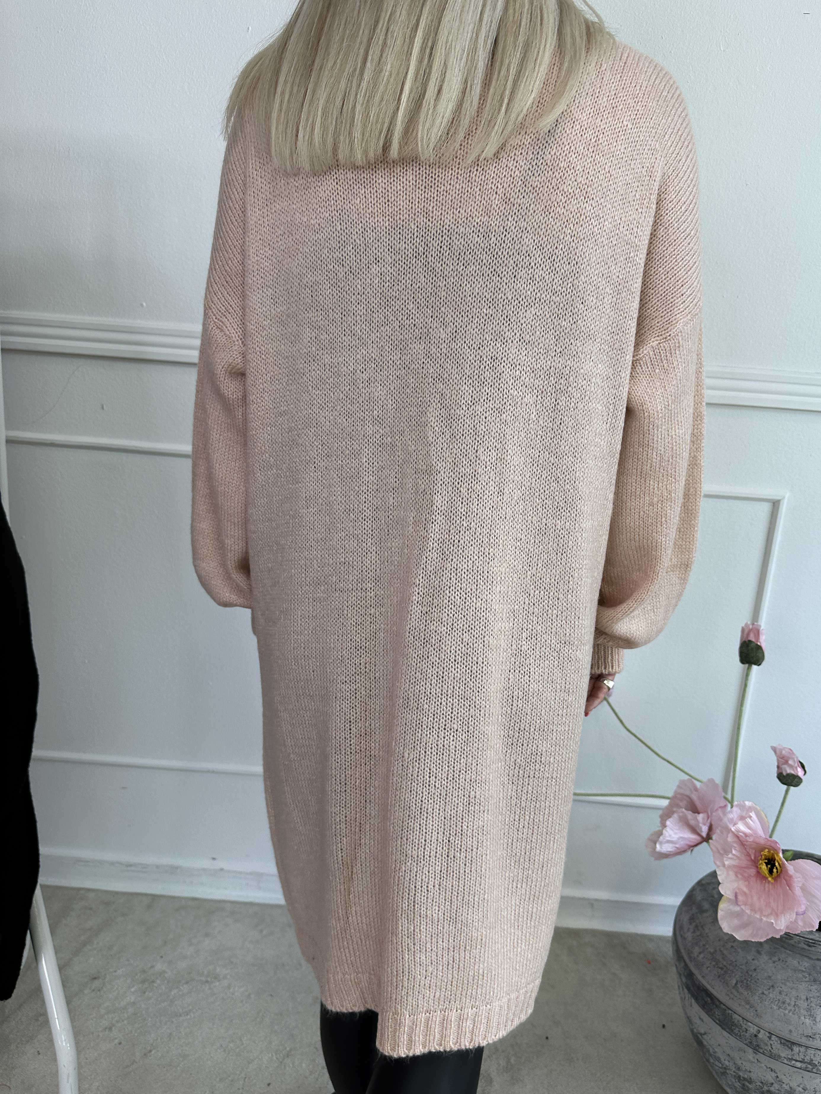 Valentine - Strikcardigan med lommer