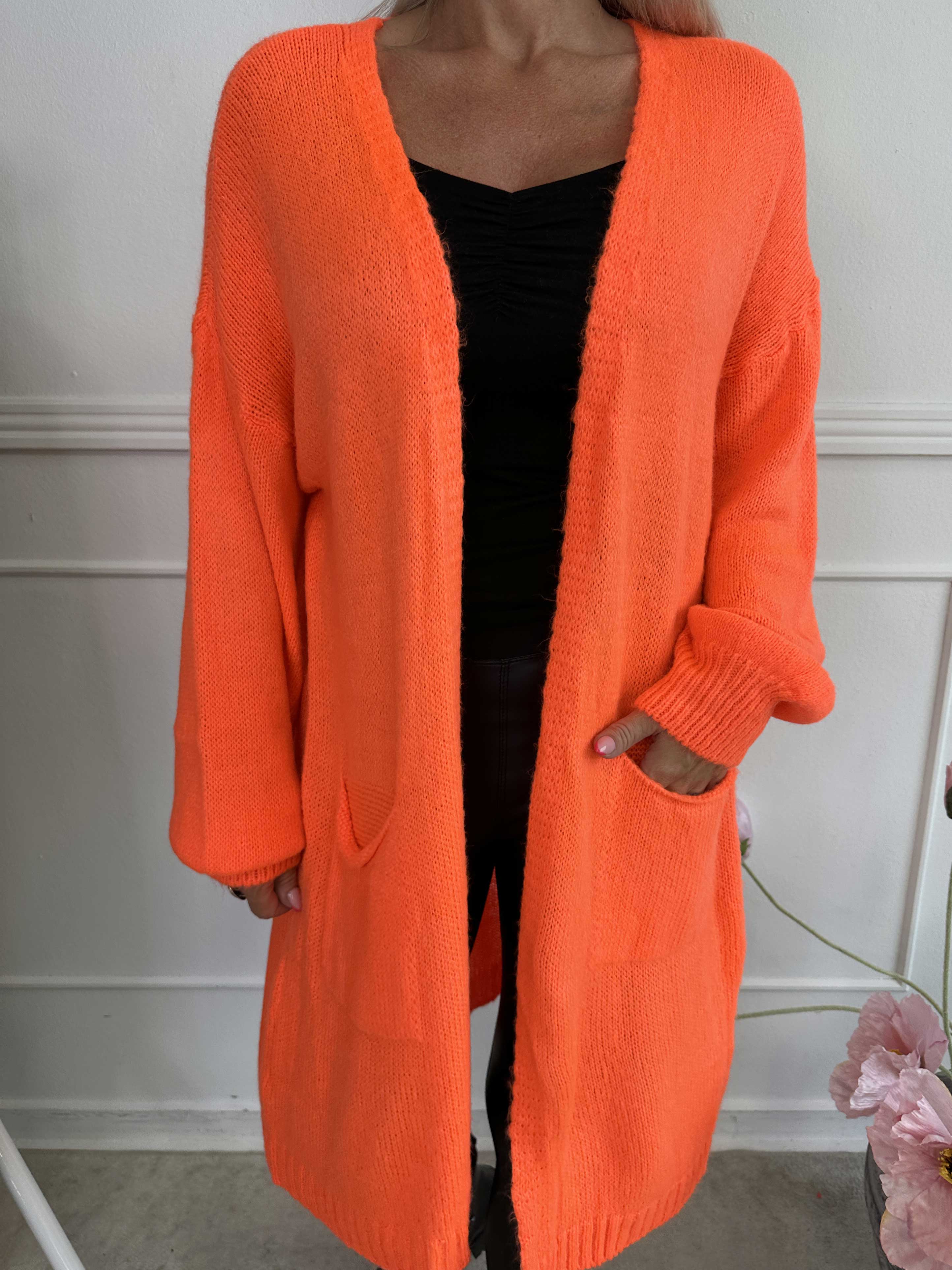 Valentine - Strikcardigan med lommer