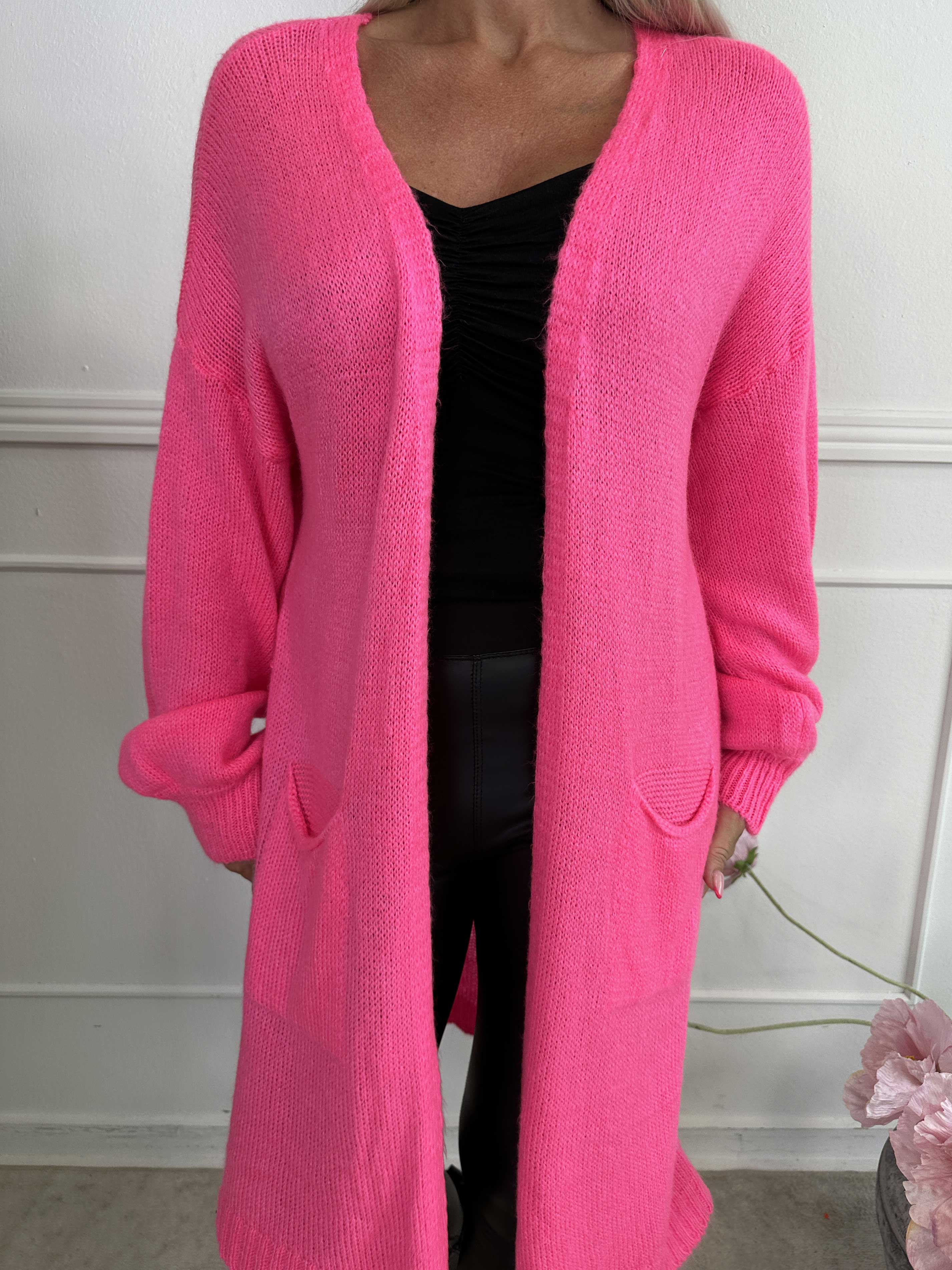 Valentine - Strikcardigan med lommer