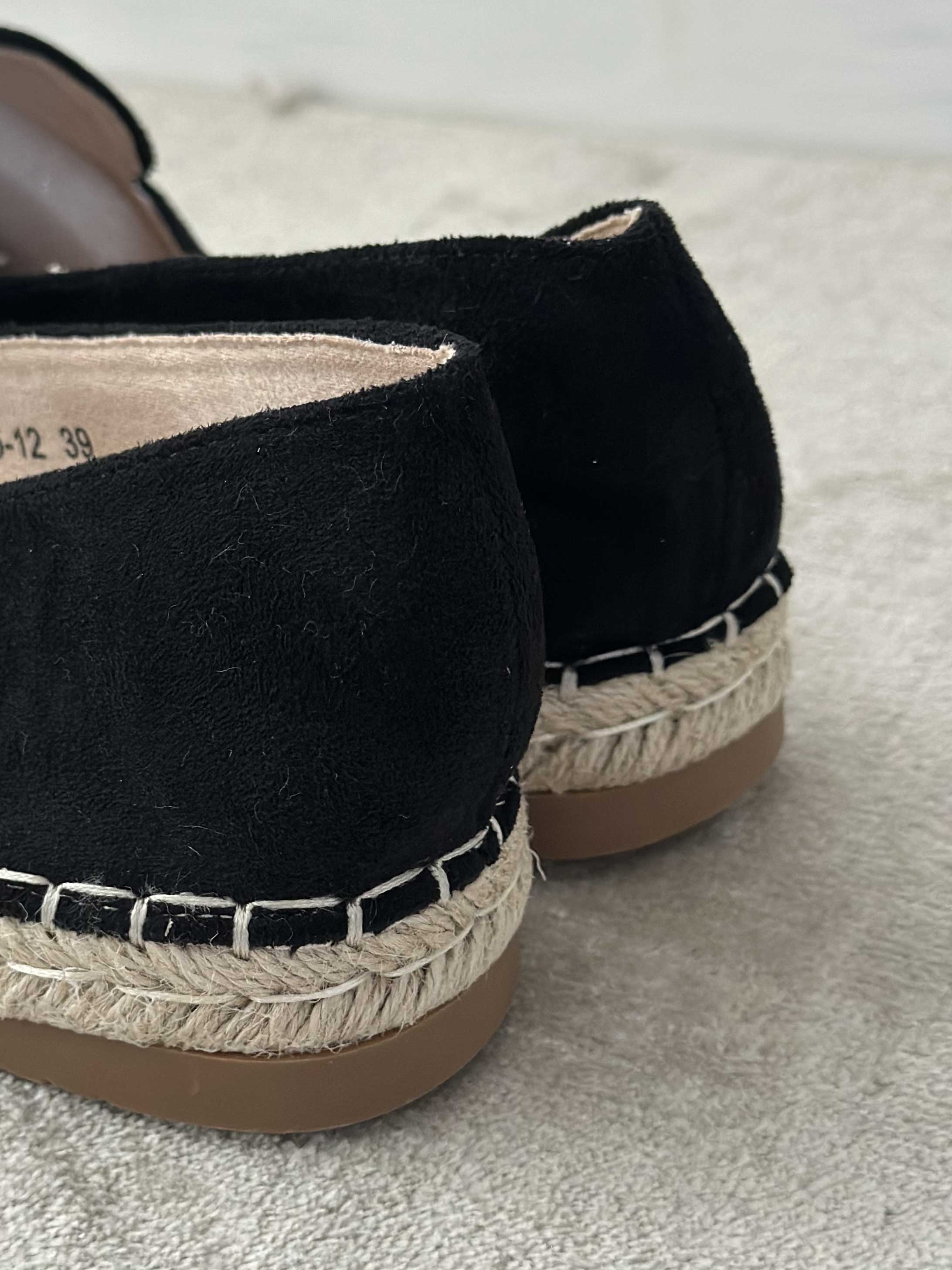 Melinda - Espadrillos med spænde pyntet med similisten