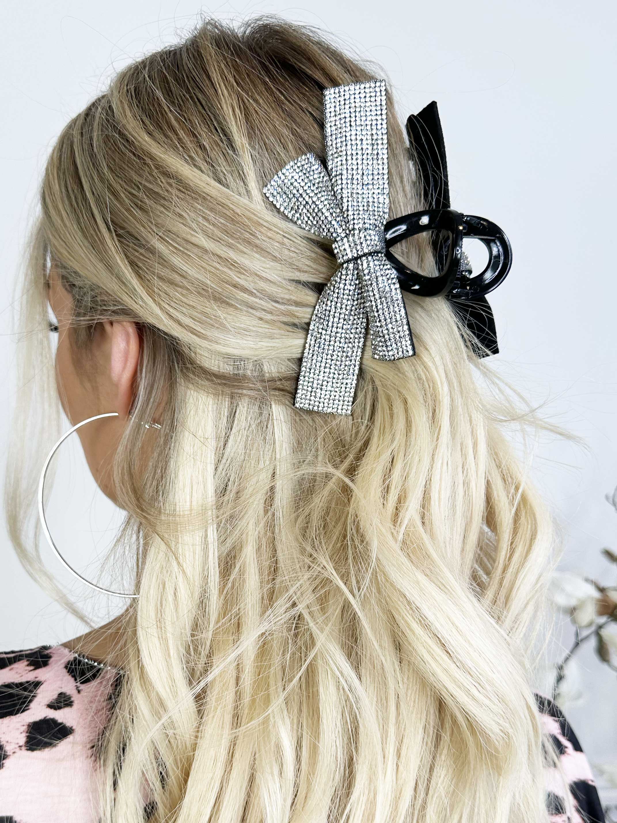 Madeleine - Stor sløjfe klemme med similisten