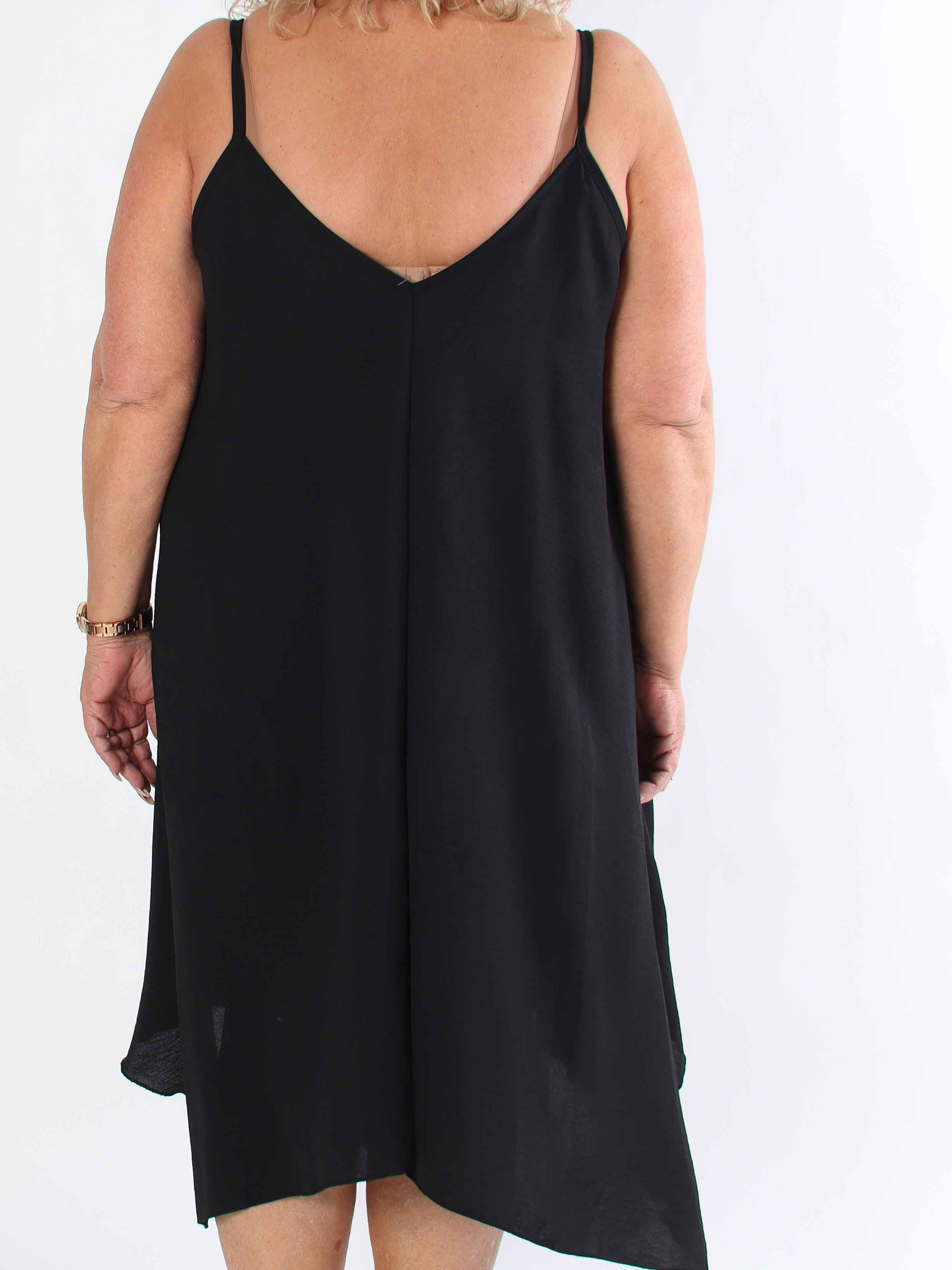 Galadriel - Sød let plus size stropkjole i viskose