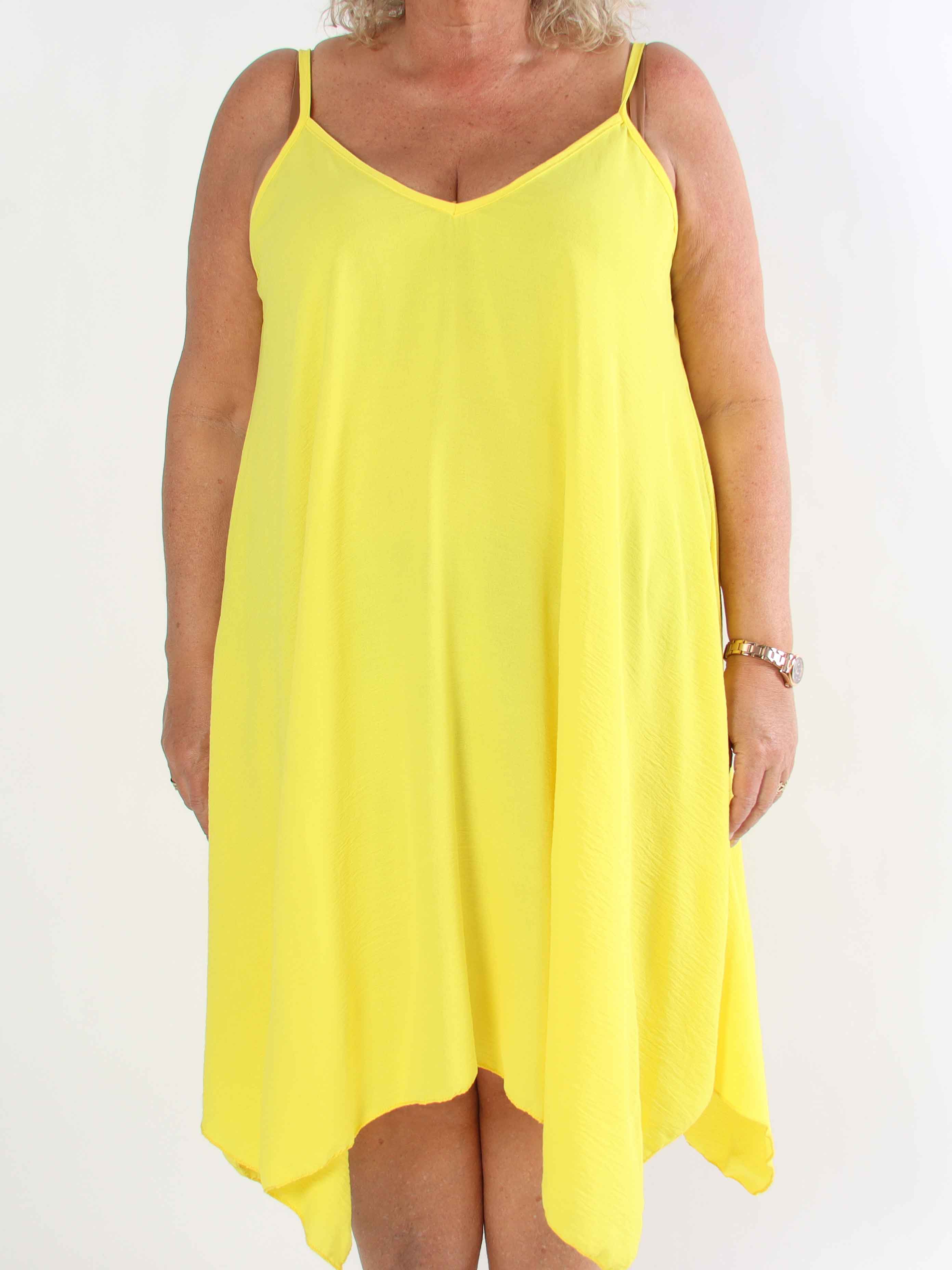 Galadriel - Sød let plus size stropkjole i viskose