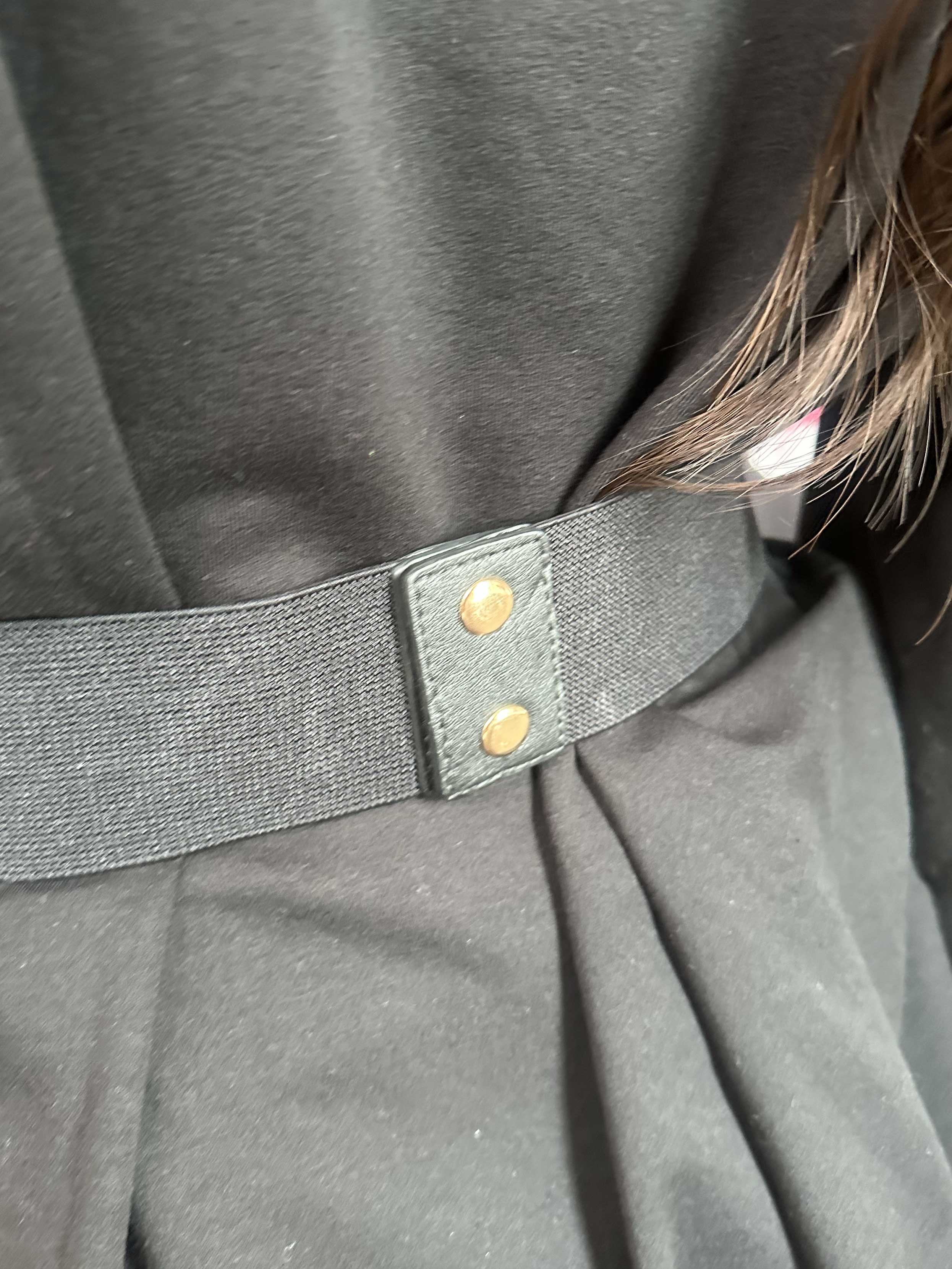 Indira - Elastisk taljebælte med guldspænde