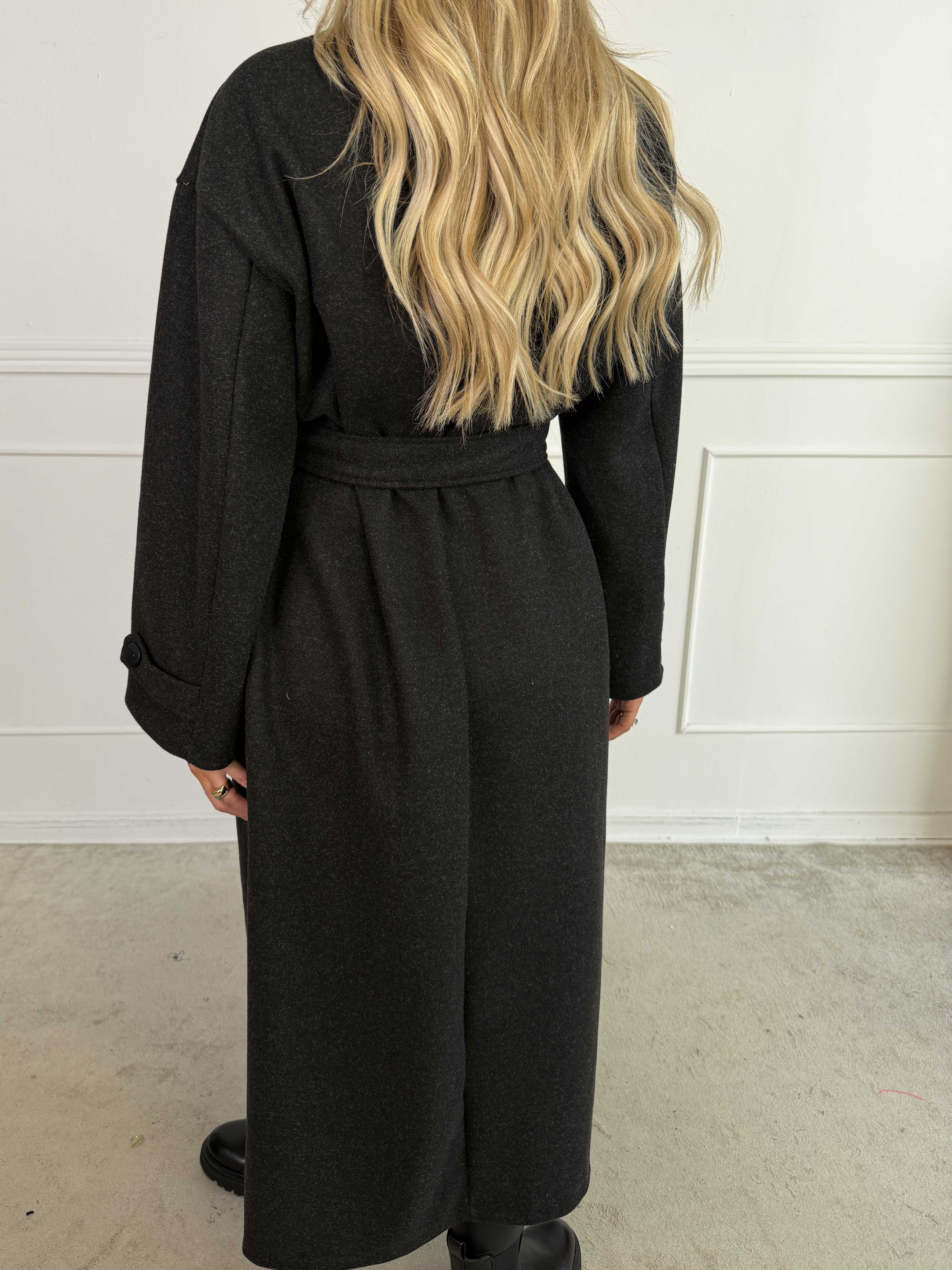 Gianna - Stilfuld og blød trenchcoat med store lommer