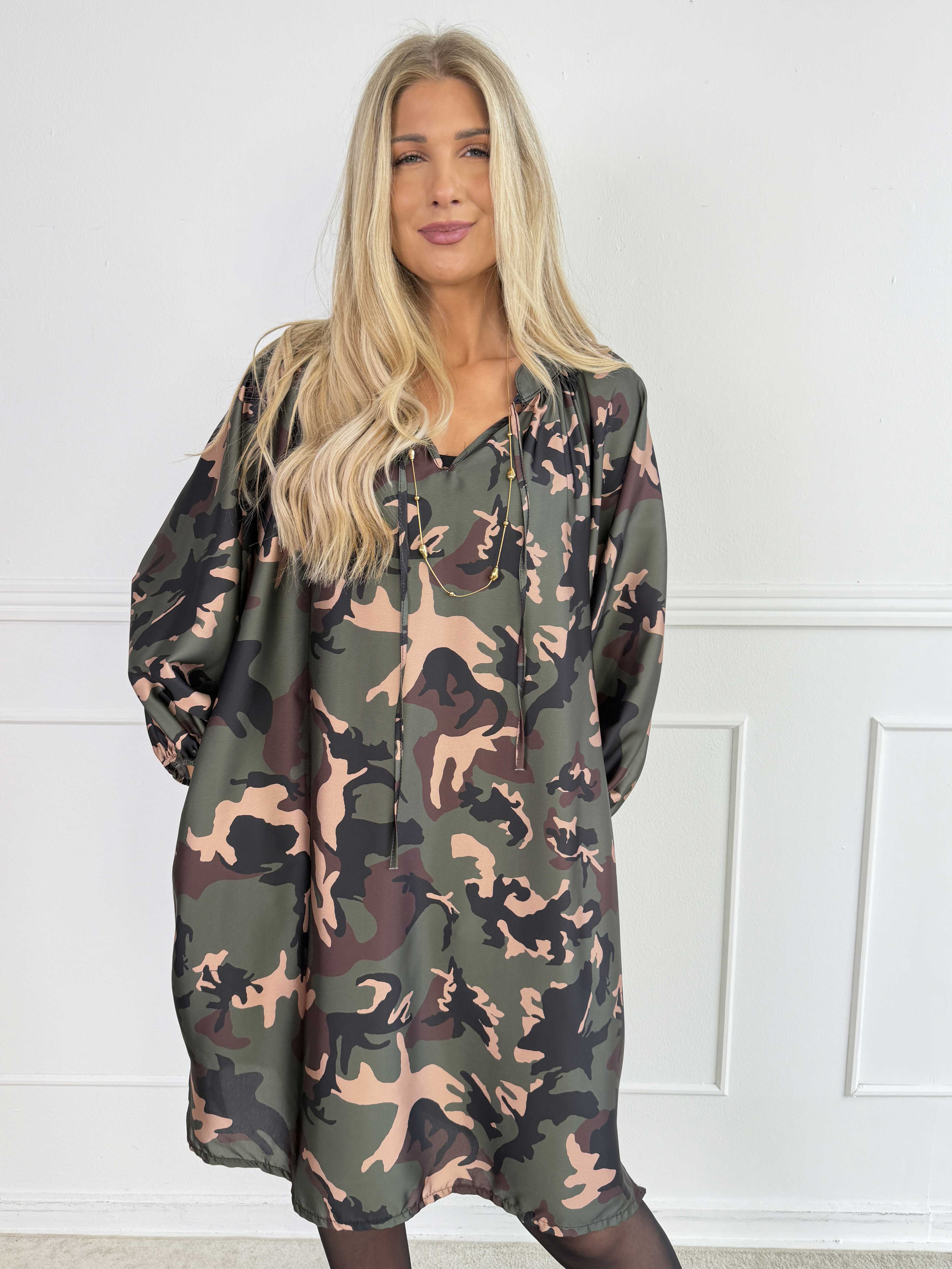 Amidala Print - Elegant plus size tunikakjole i forskelligt print