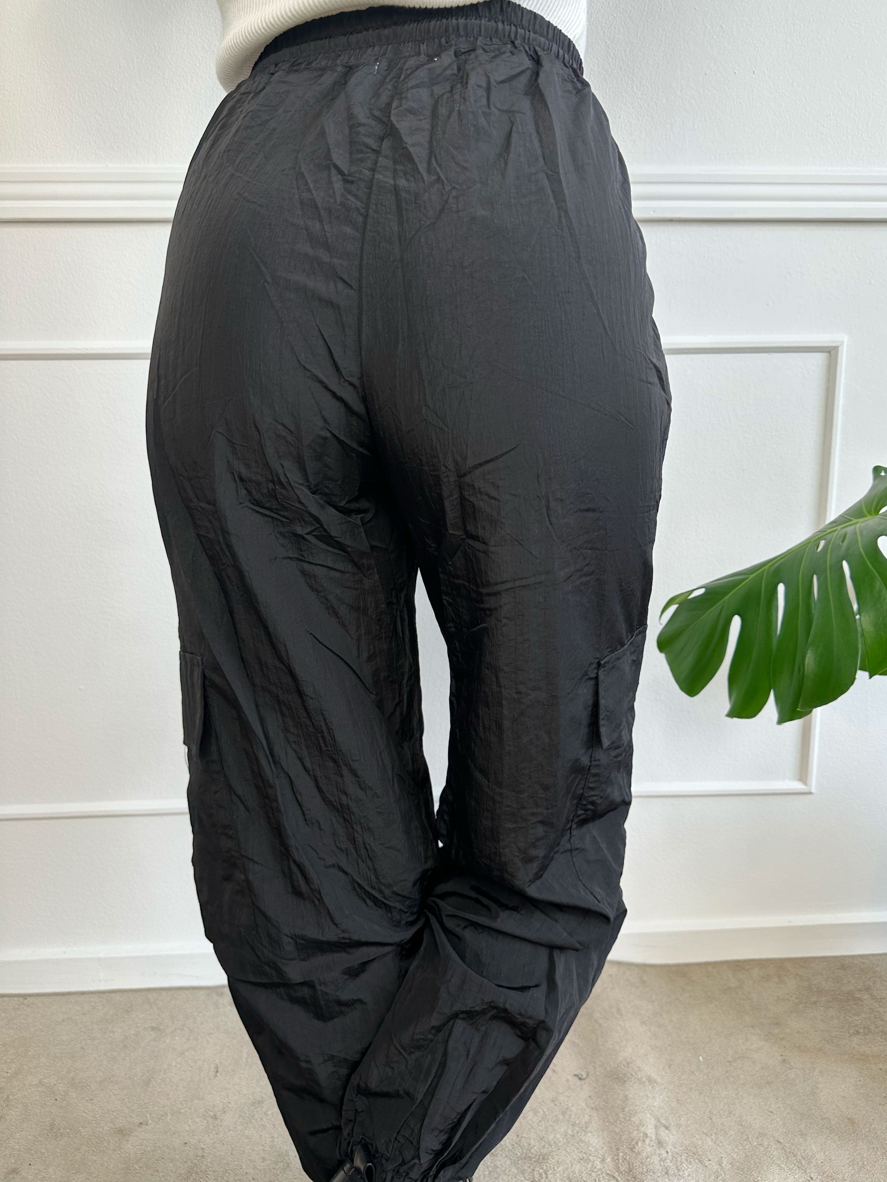 Galina - Fede cargo bukser med elastikkant i livet