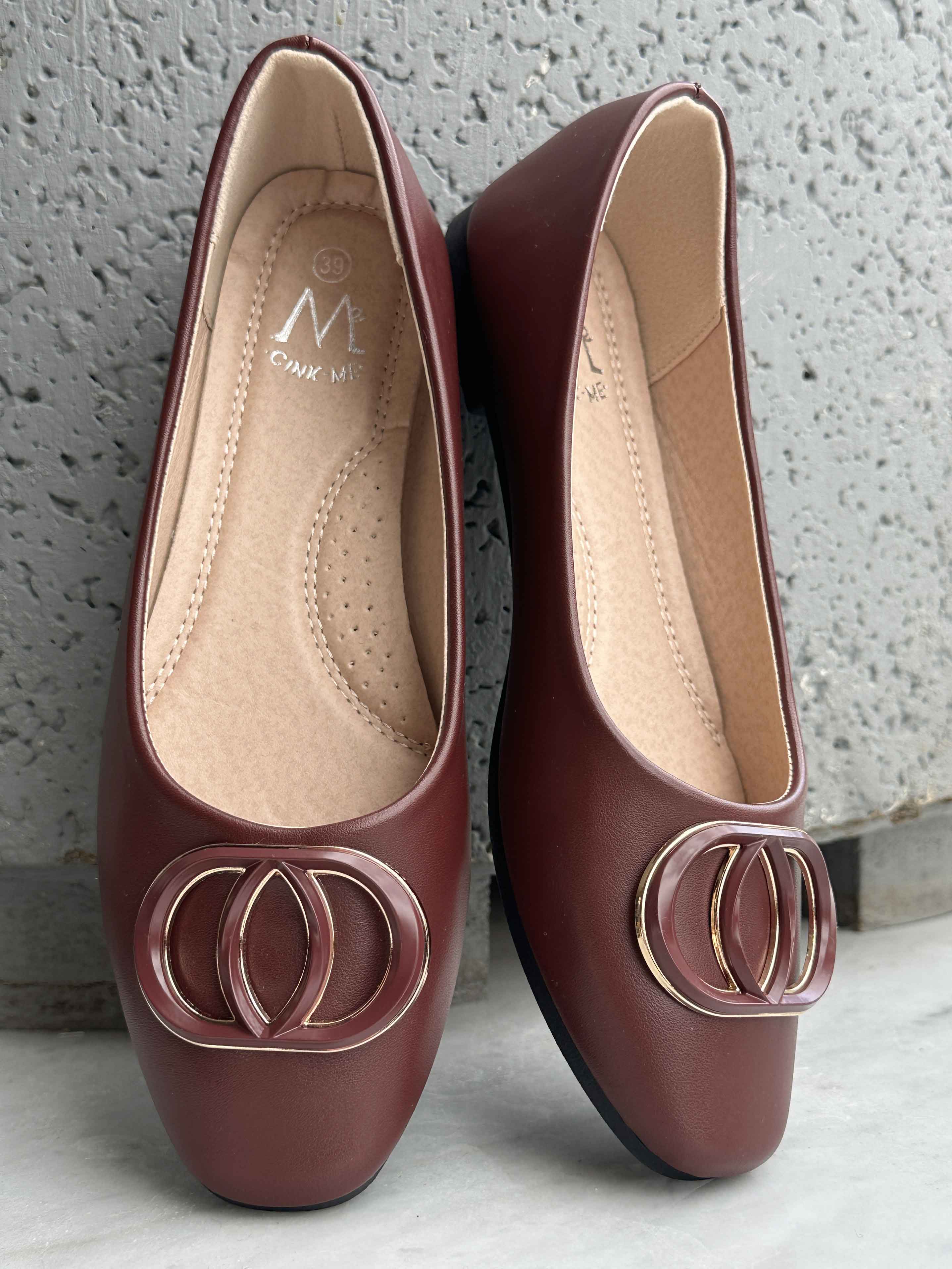 Solfrid - Elegante ballerinaer med spænde