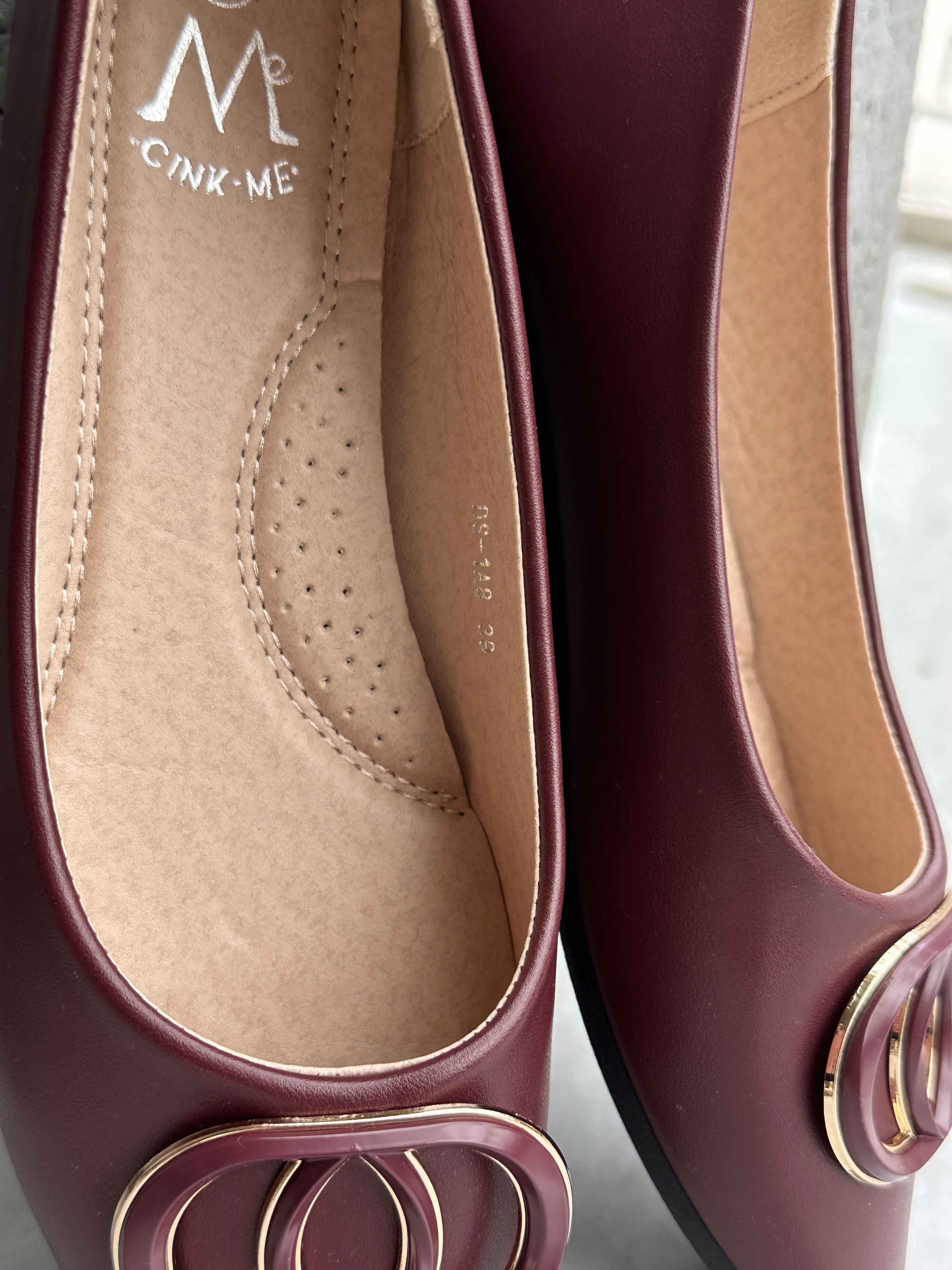 Solfrid - Elegante ballerinaer med spænde