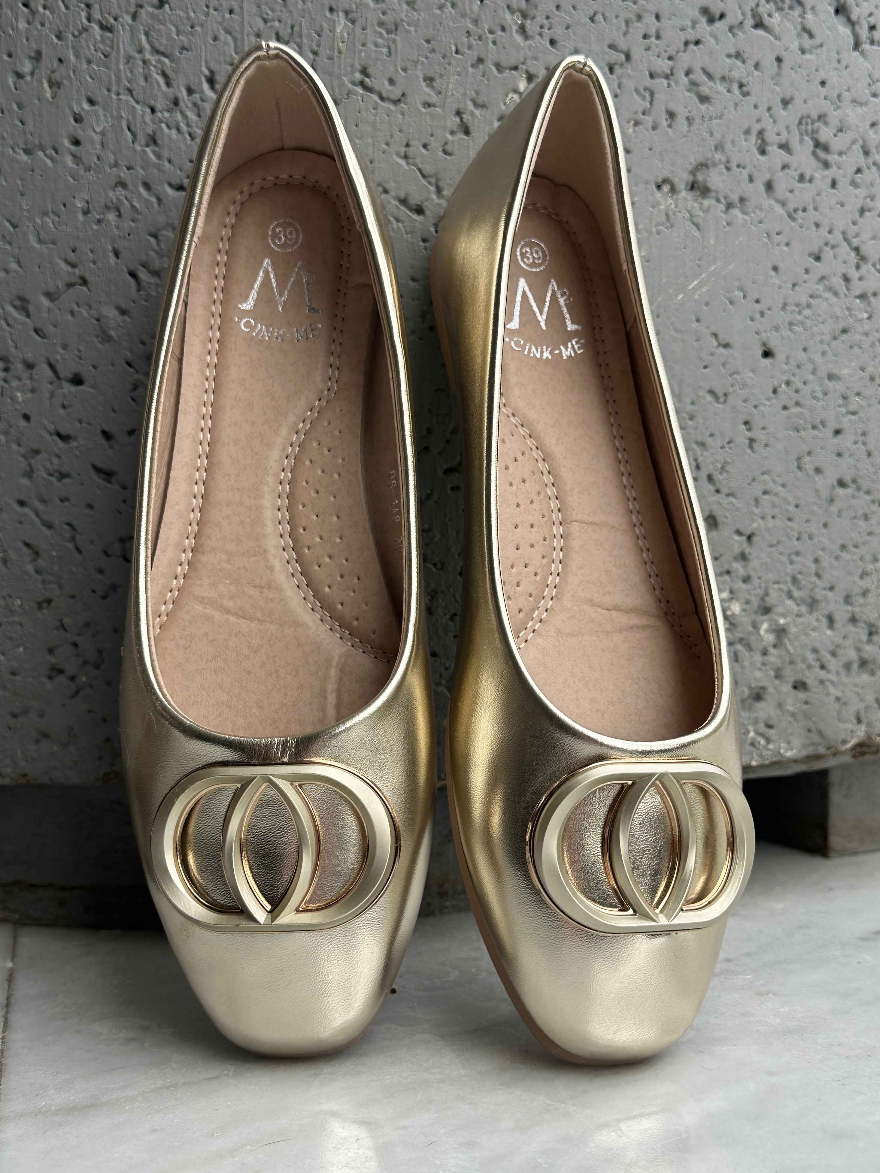 Solfrid - Elegante ballerinaer med spænde