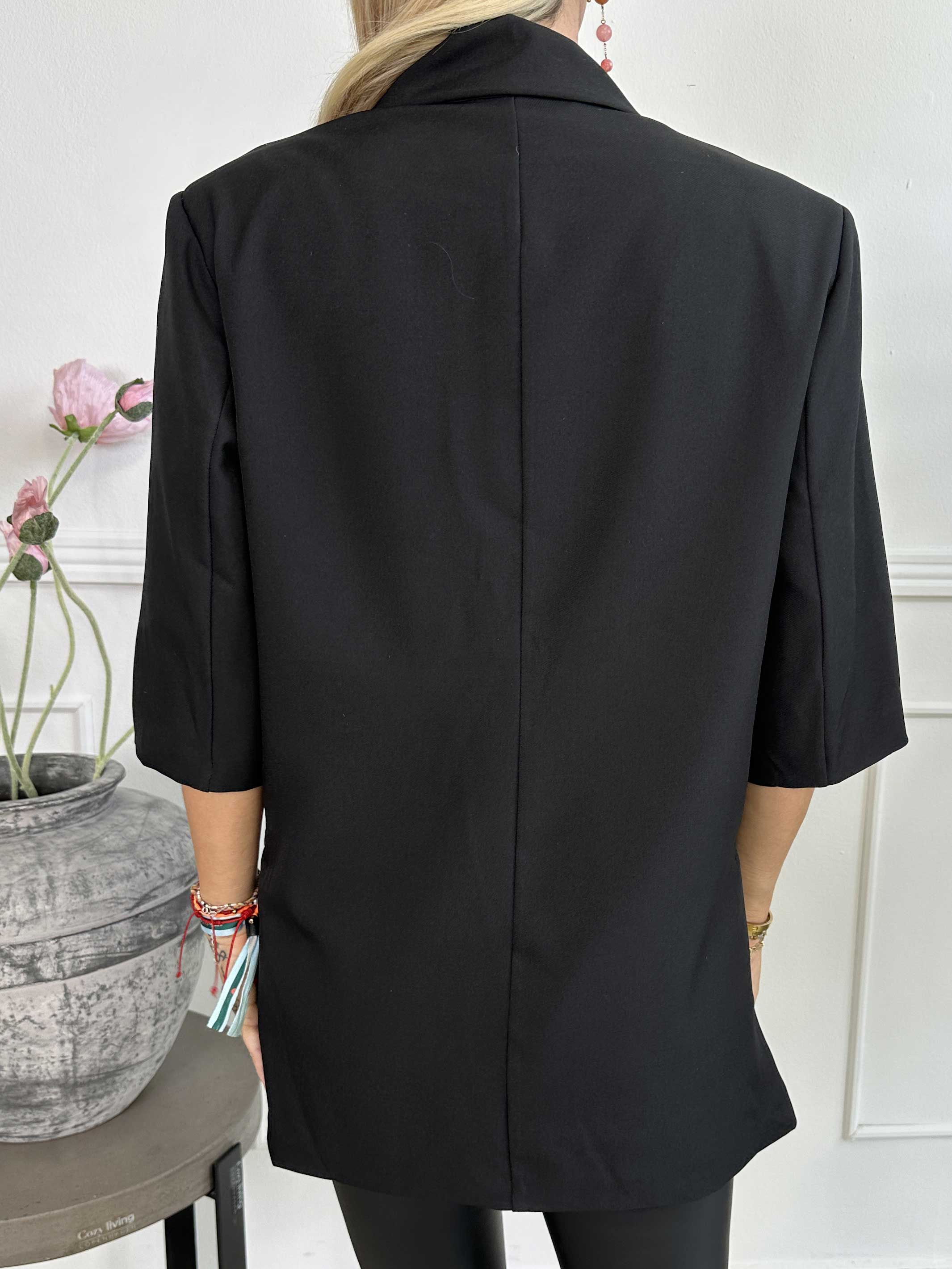 Audrey - Stilren blazer med korte ærmer