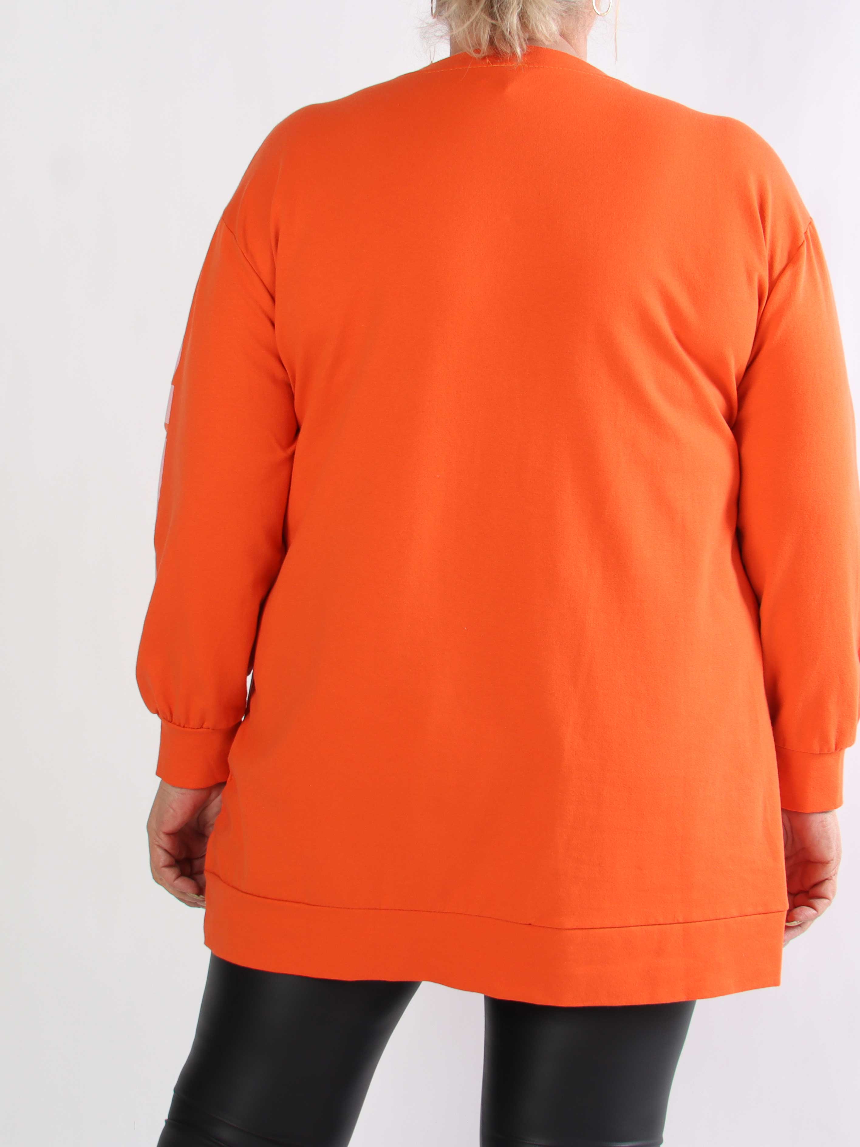 Claudine - Plus size joggingkjole i bomuld med COPENHAGEN tekst