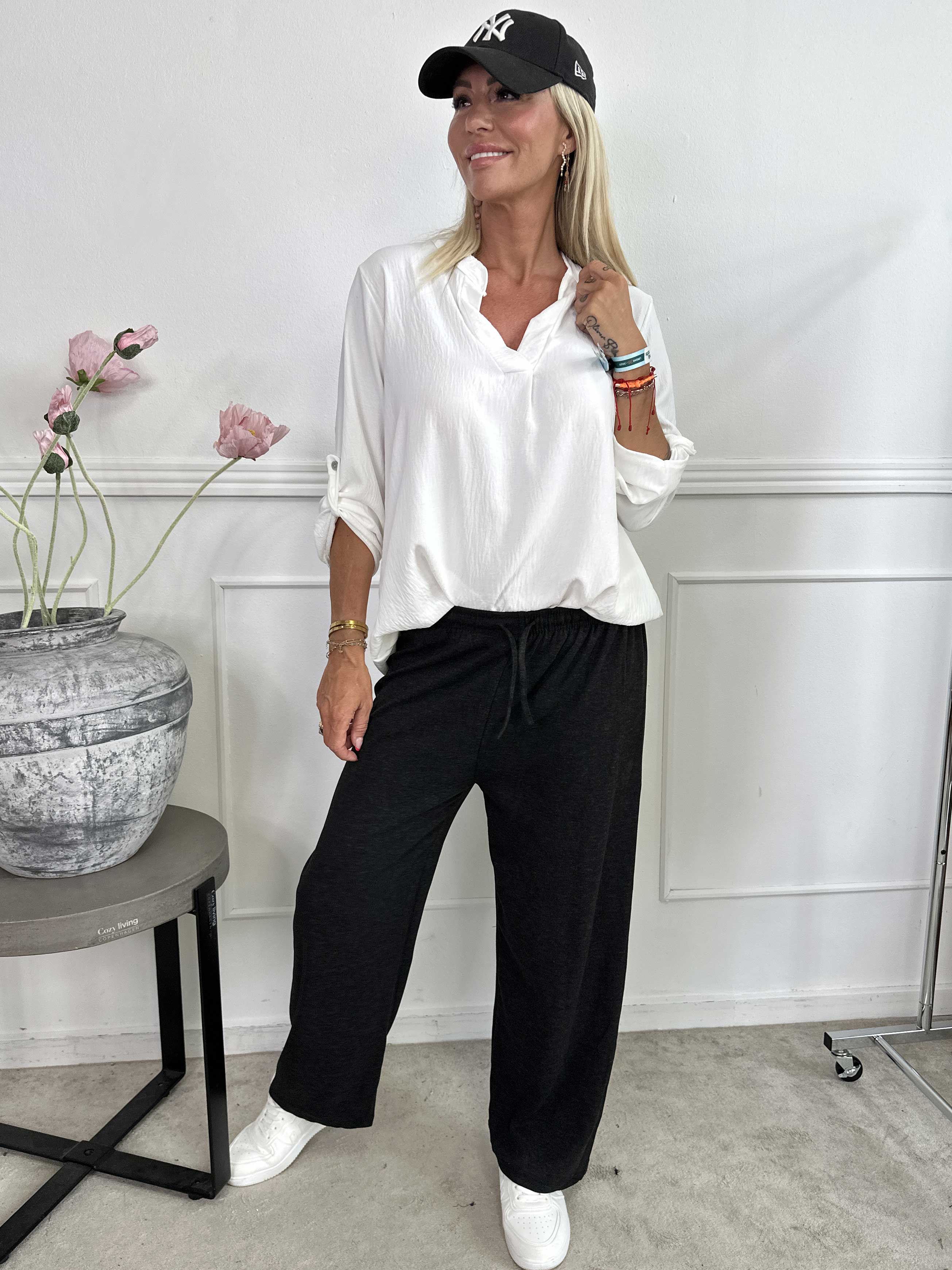 Kallisto - Bløde joggingbukser med elastikkant i livet