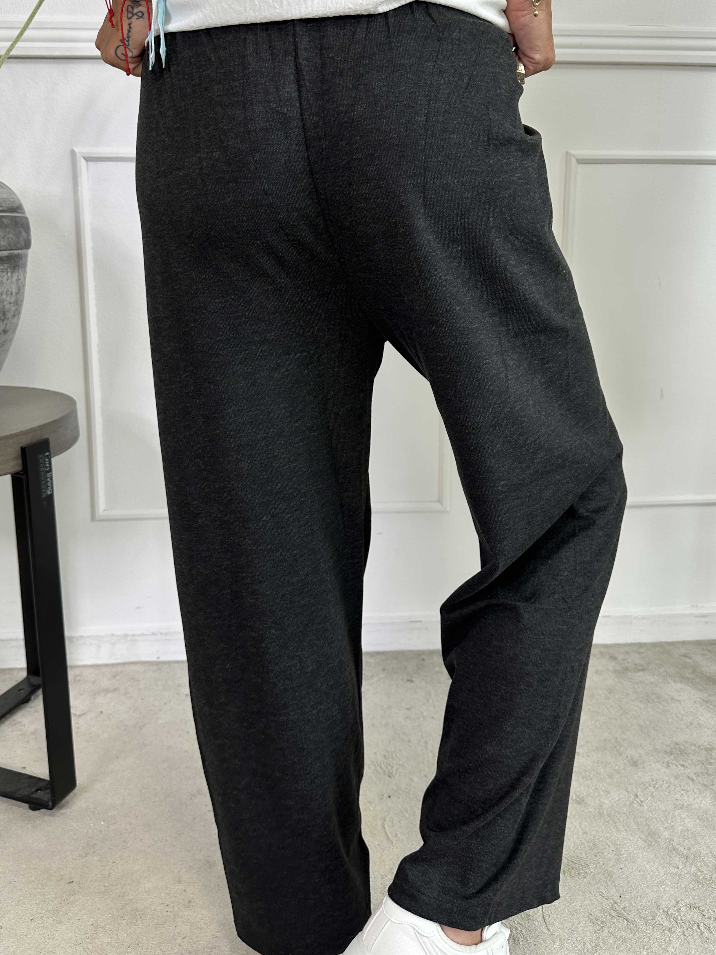 Kallisto - Bløde joggingbukser med elastikkant i livet