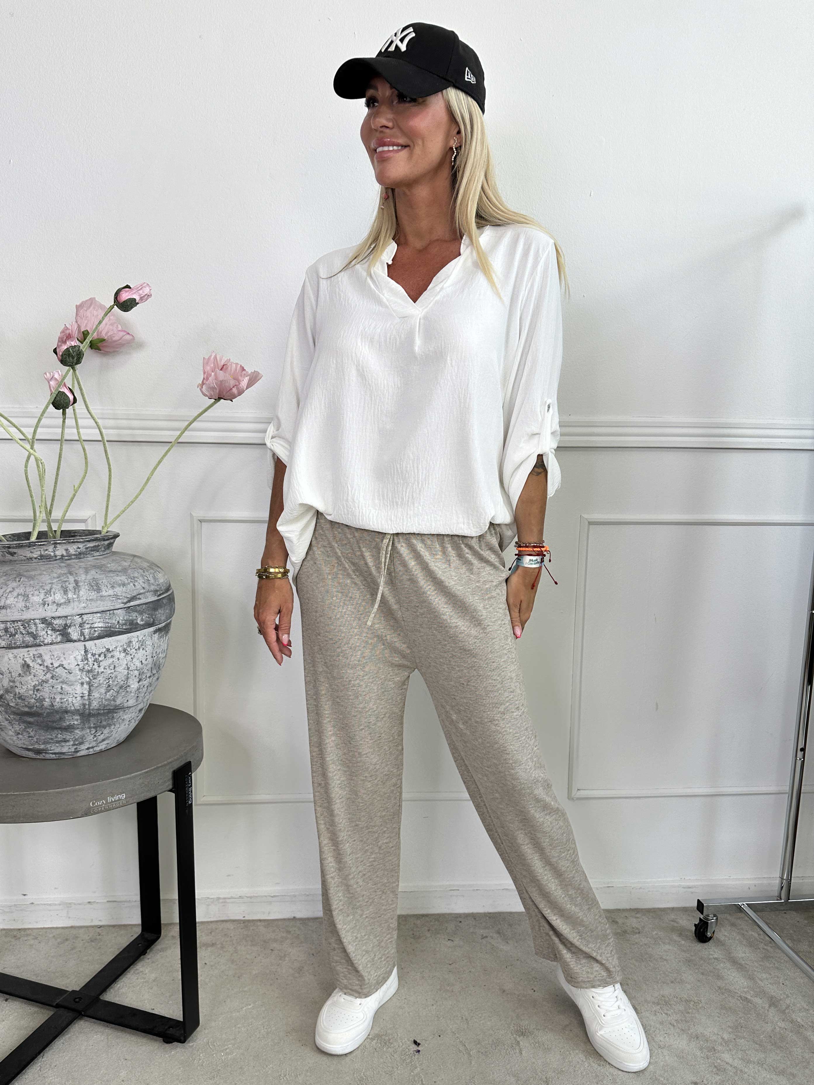 Kallisto - Bløde joggingbukser med elastikkant i livet