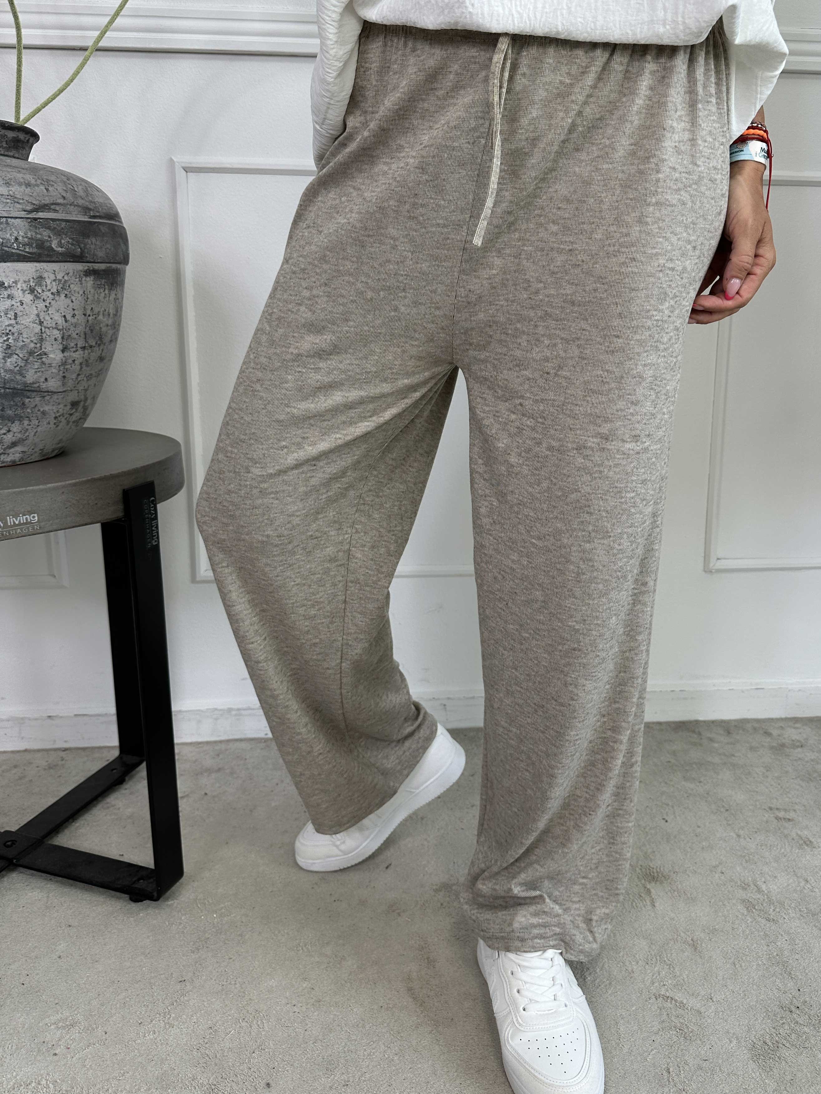 Kallisto - Bløde joggingbukser med elastikkant i livet