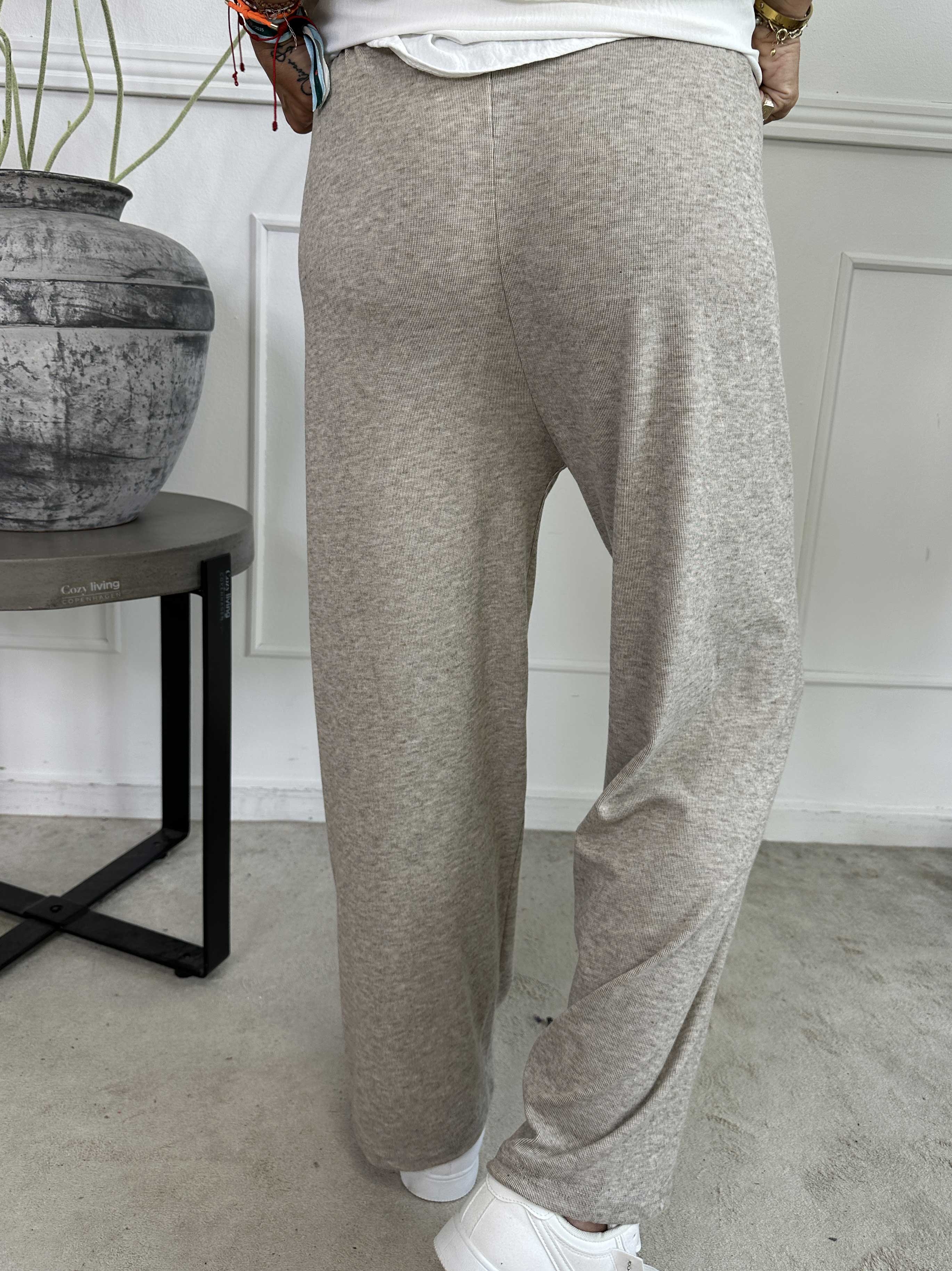 Kallisto - Bløde joggingbukser med elastikkant i livet