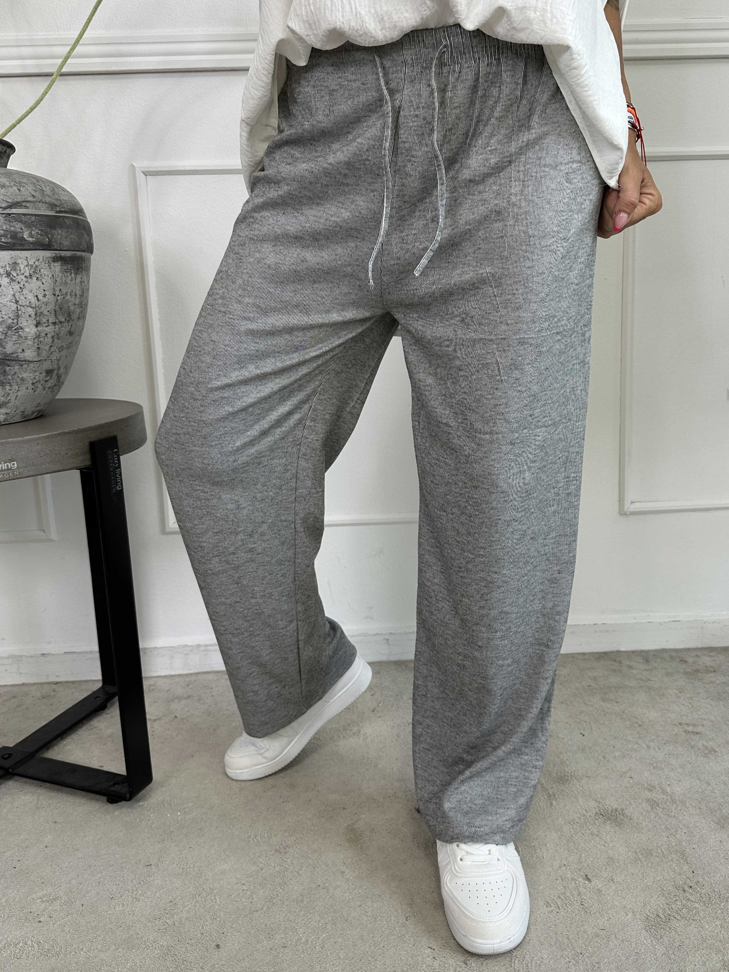 Kallisto - Bløde joggingbukser med elastikkant i livet