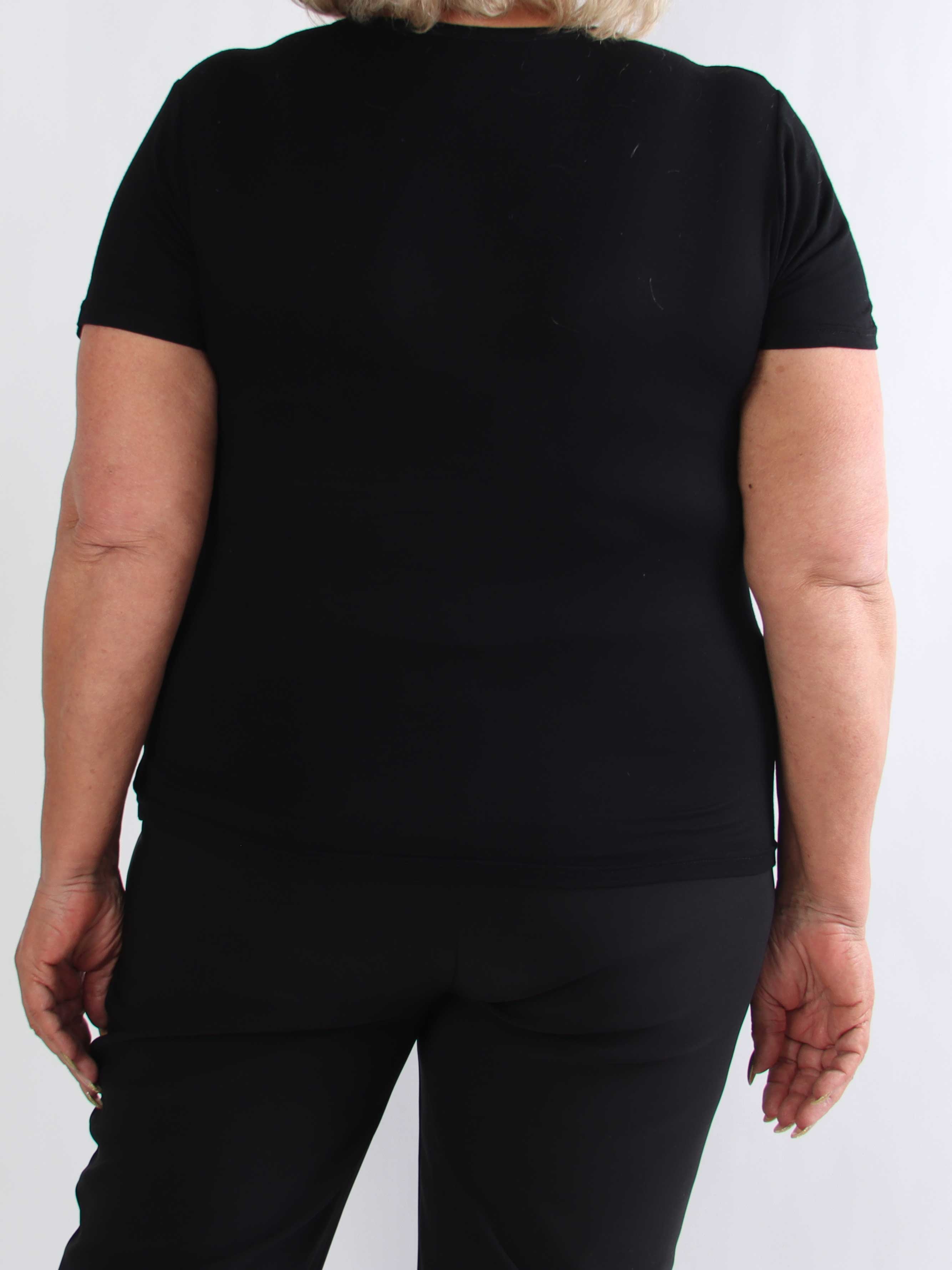 Jenny - Basis t-shirt i blød viskose