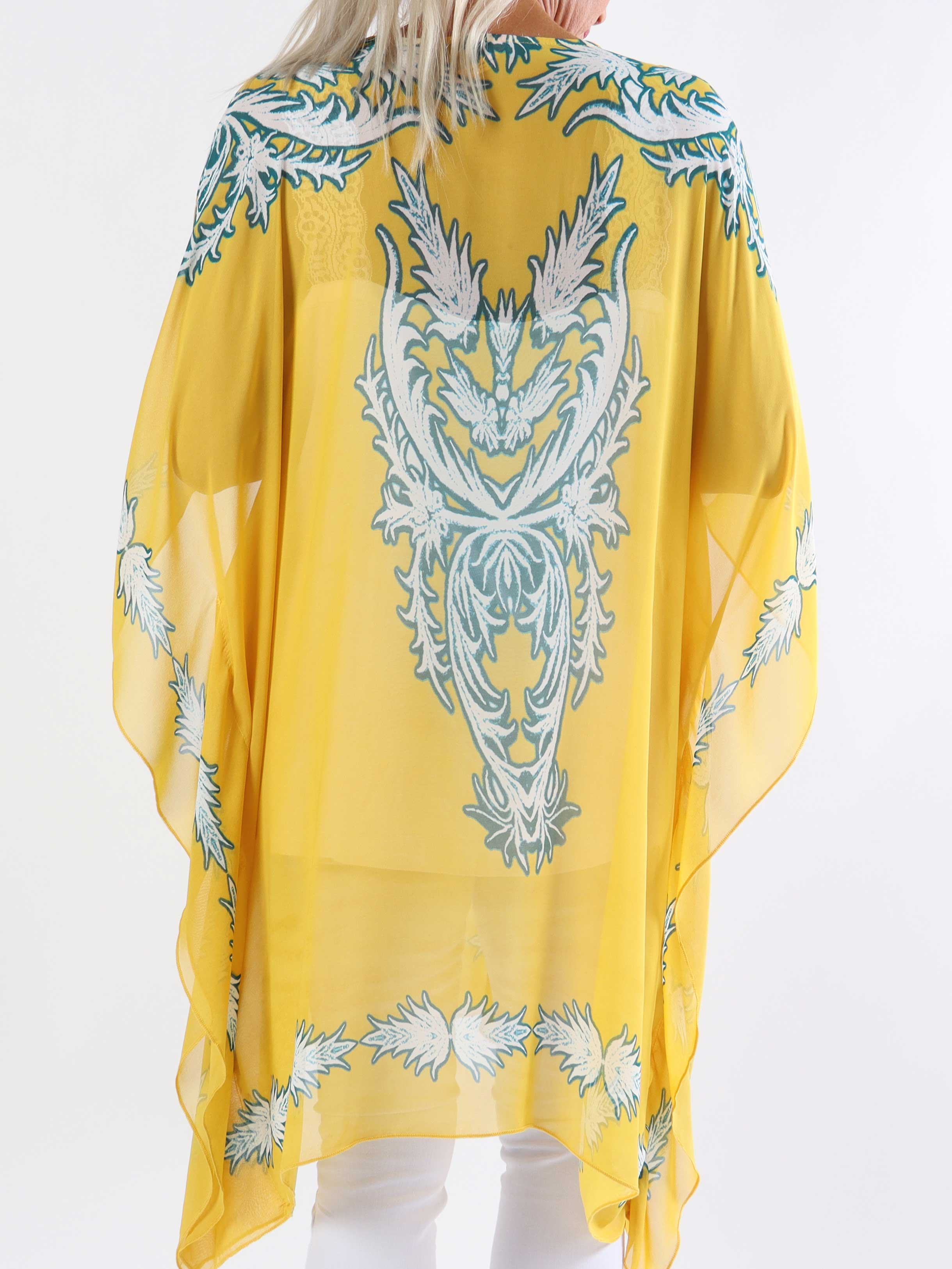 Josefina - Semitransparent plus size tunika med snøre