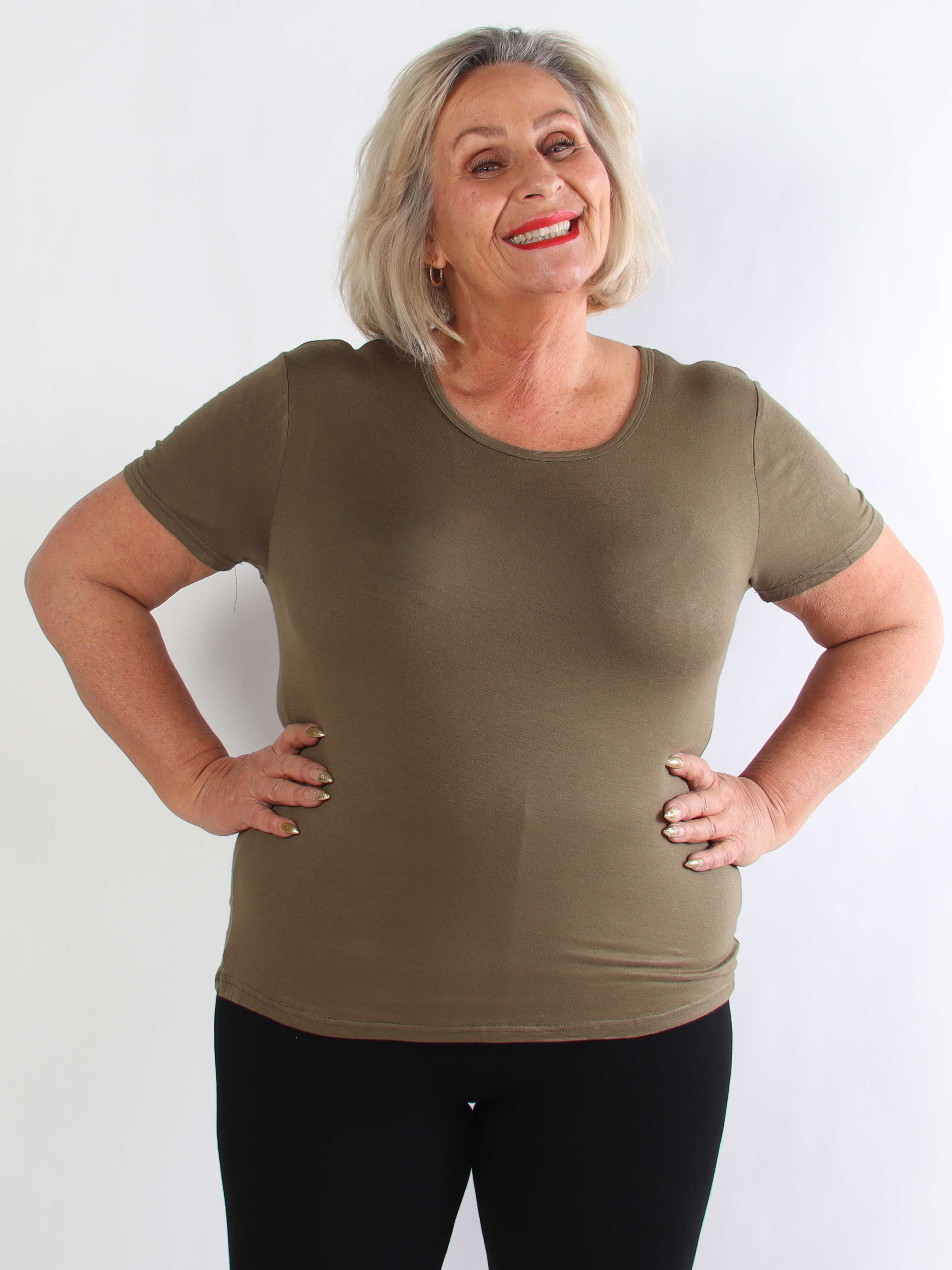 Jenny - Basis t-shirt i blød viskose