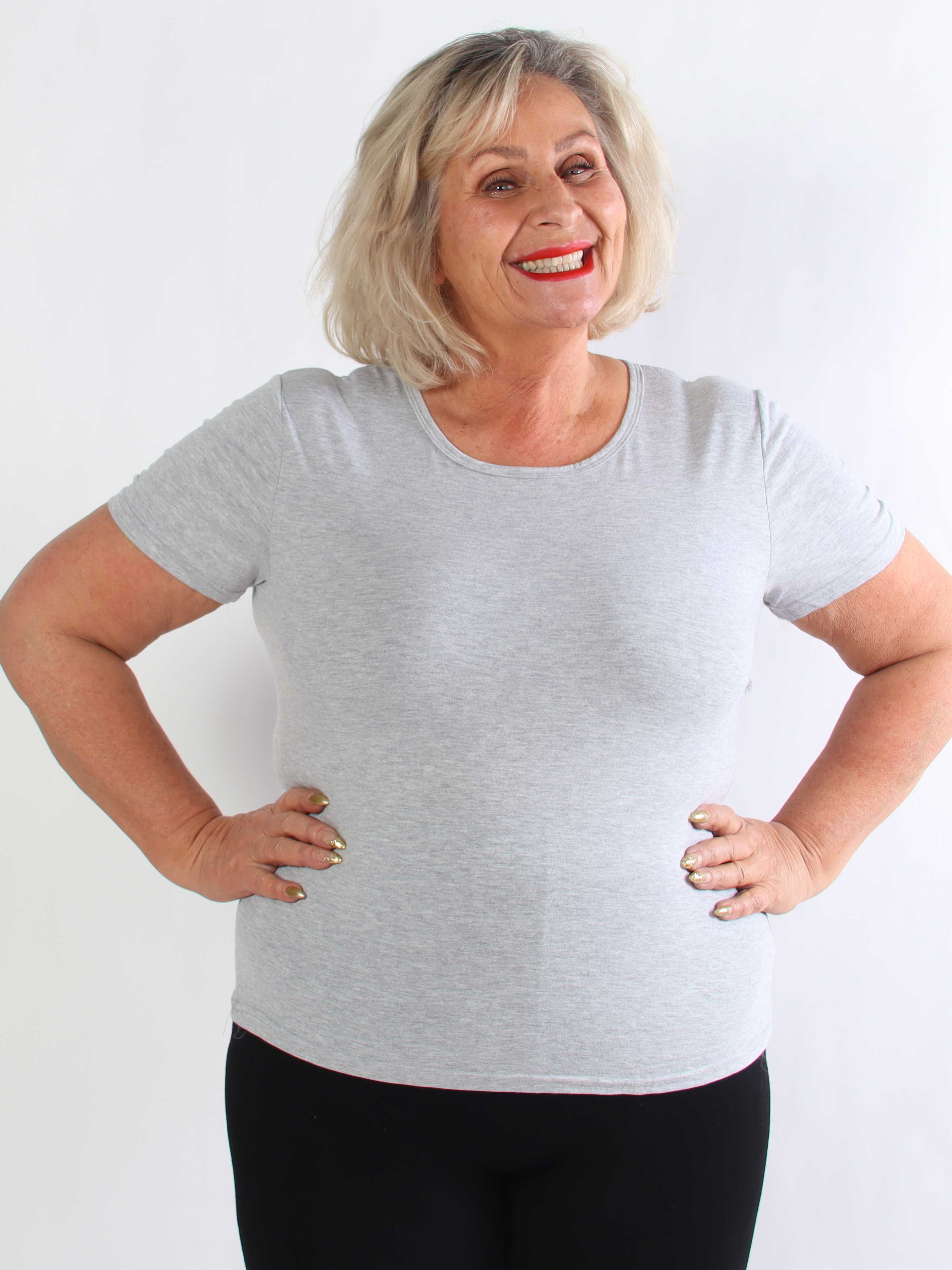 Jenny - Basis t-shirt i blød viskose