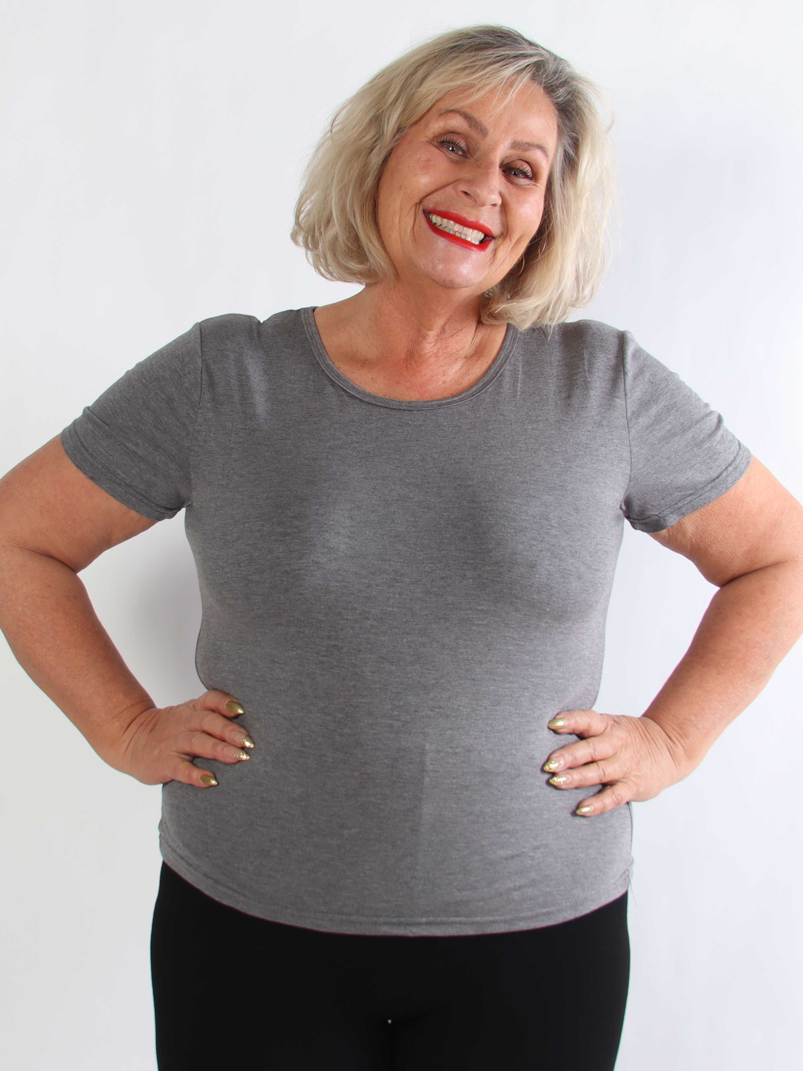 Jenny - Basis t-shirt i blød viskose