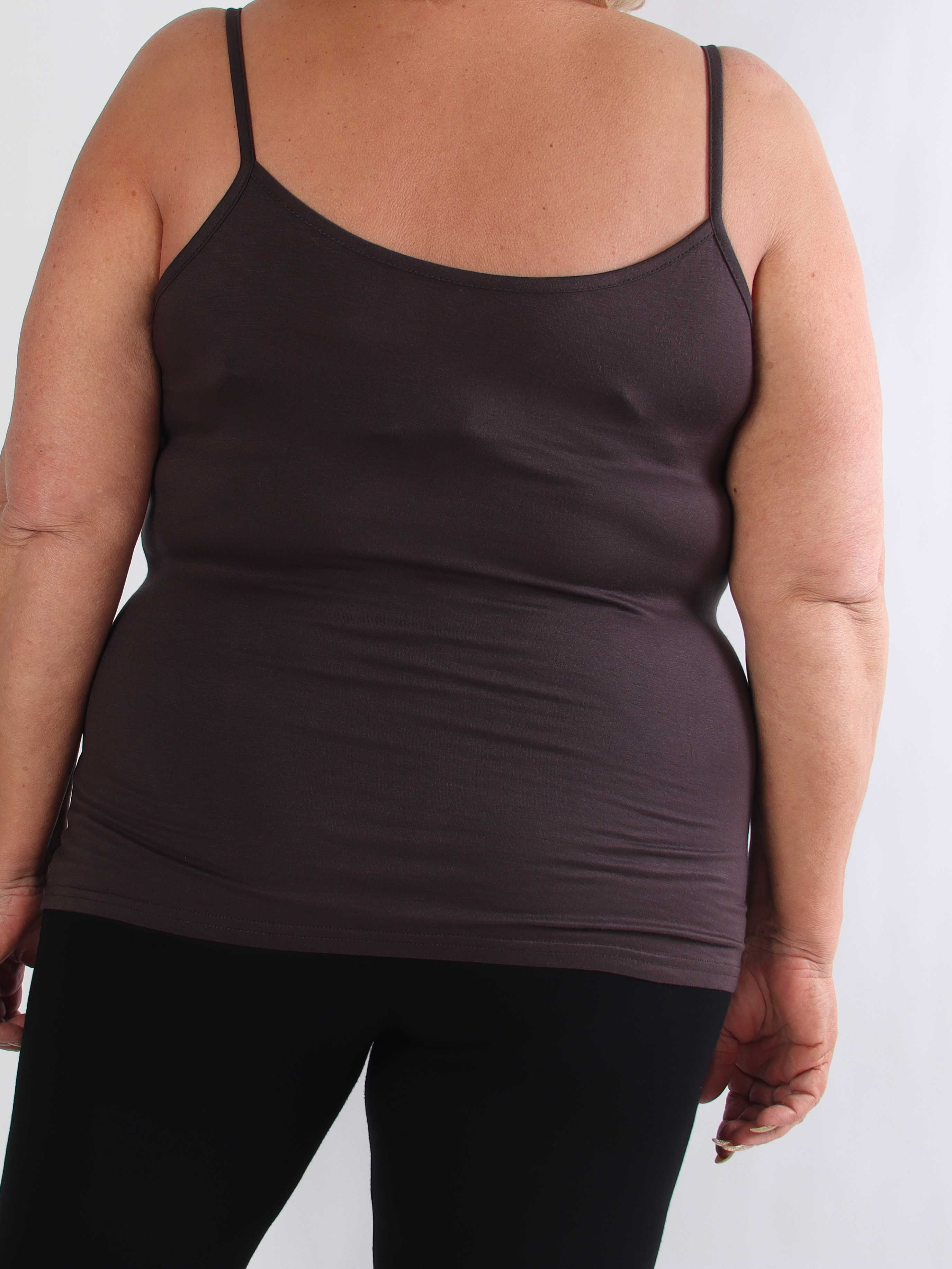 Fiona - Basis stroptop i blød viskose