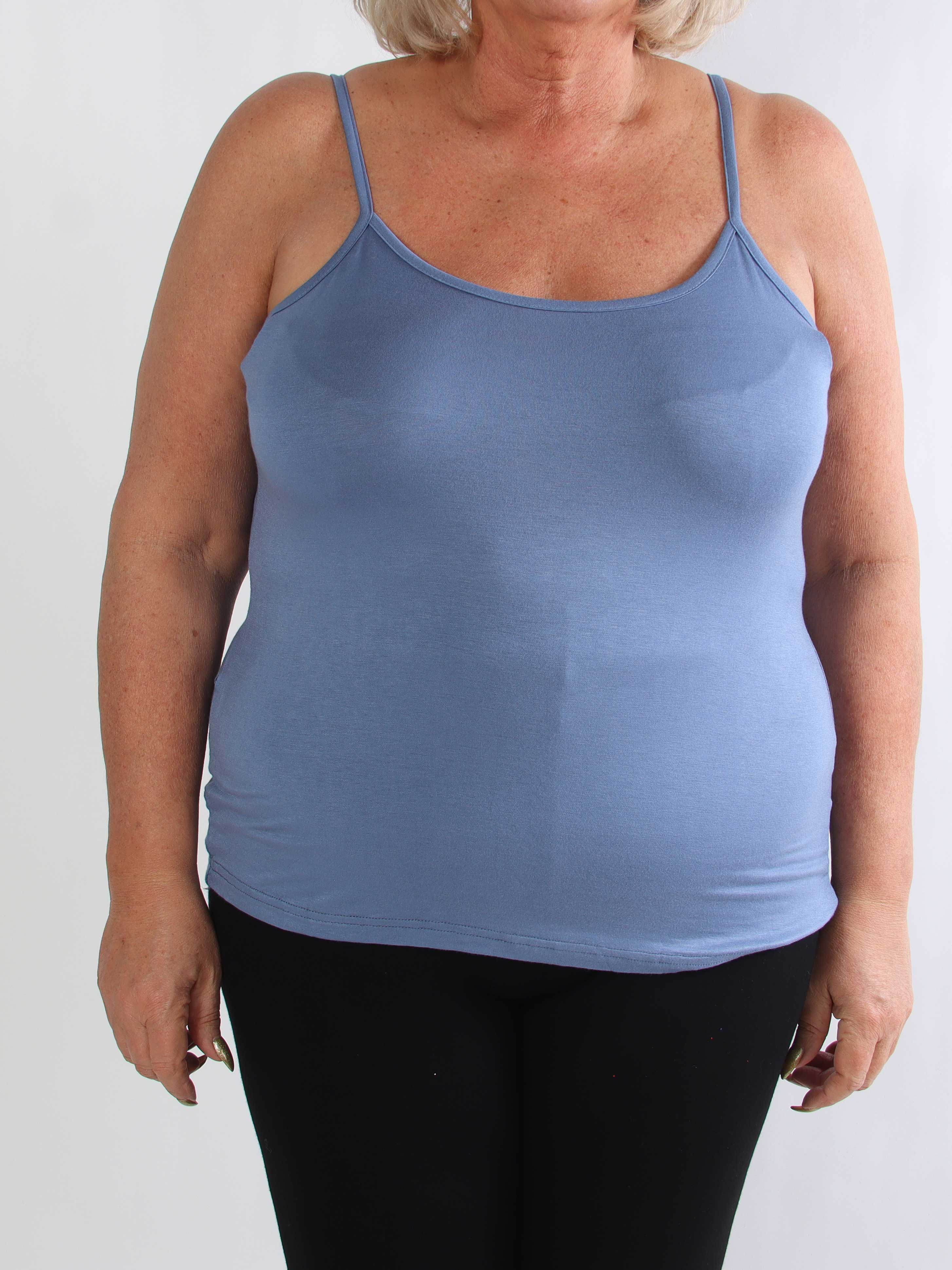 Fiona - Basis stroptop i blød viskose