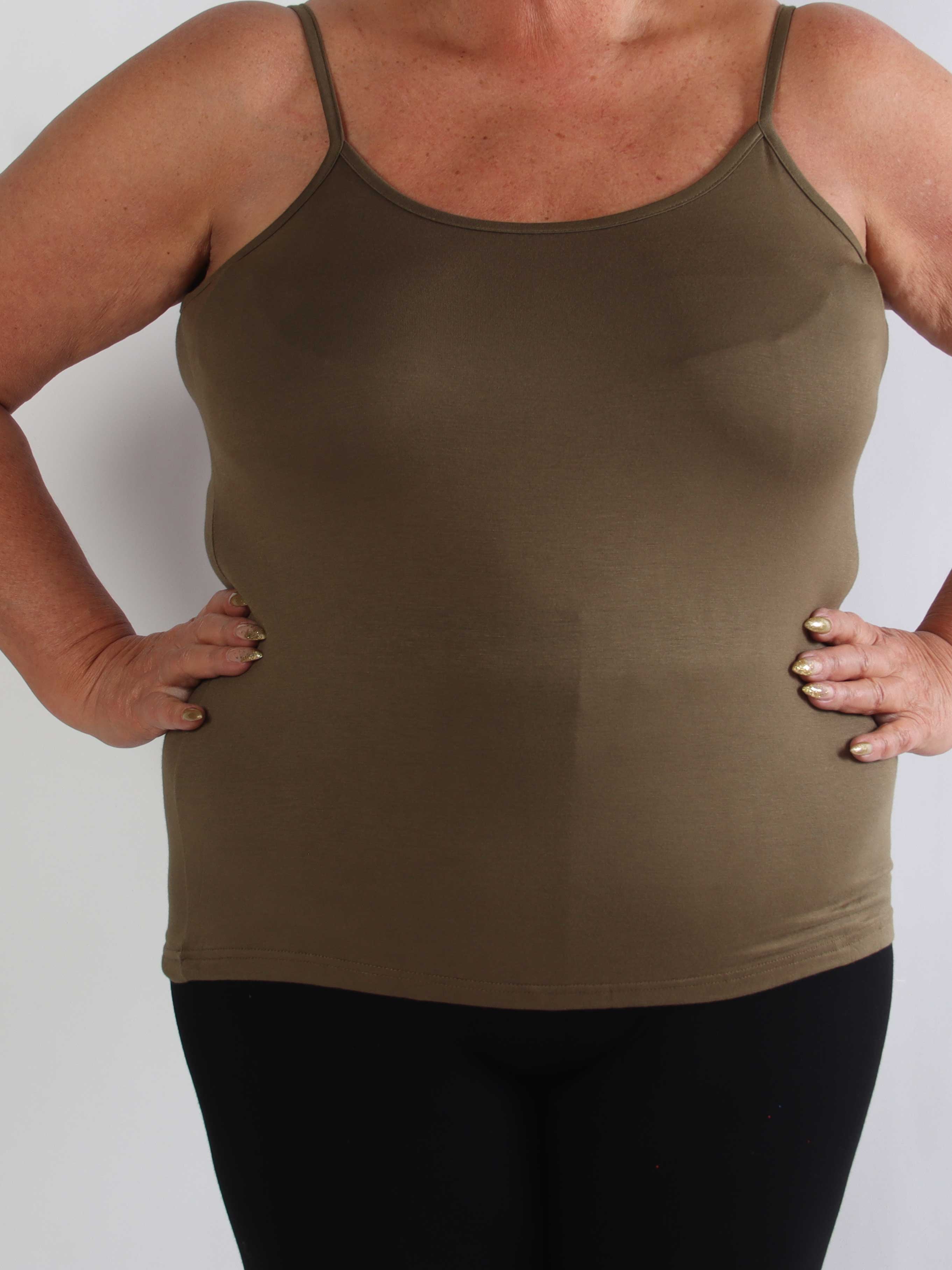 Fiona - Basis stroptop i blød viskose