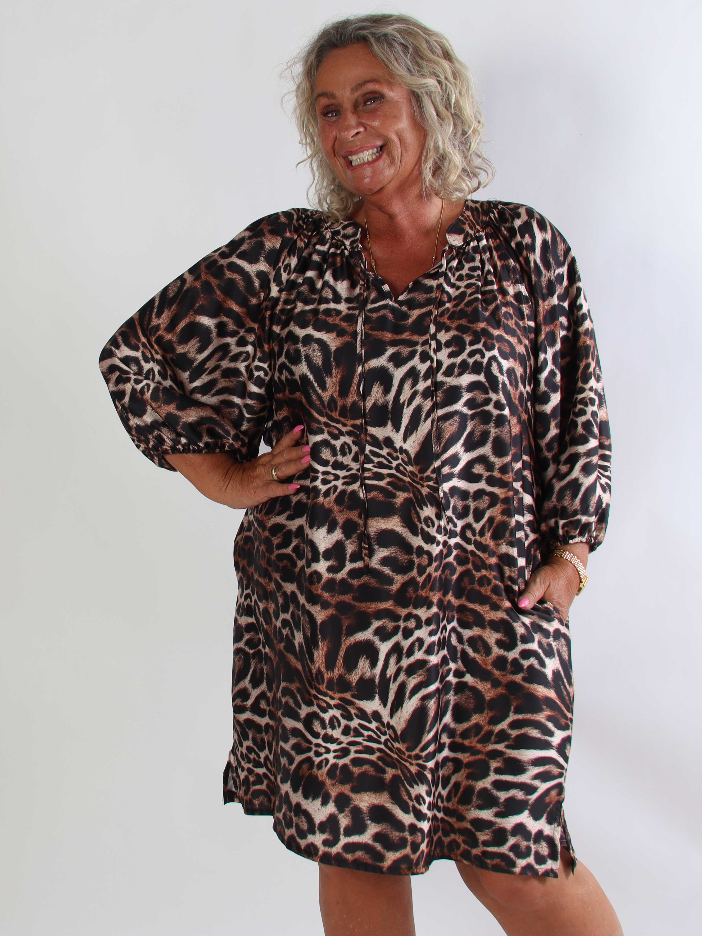 Amidala Print - Elegant plus size tunikakjole i forskelligt print
