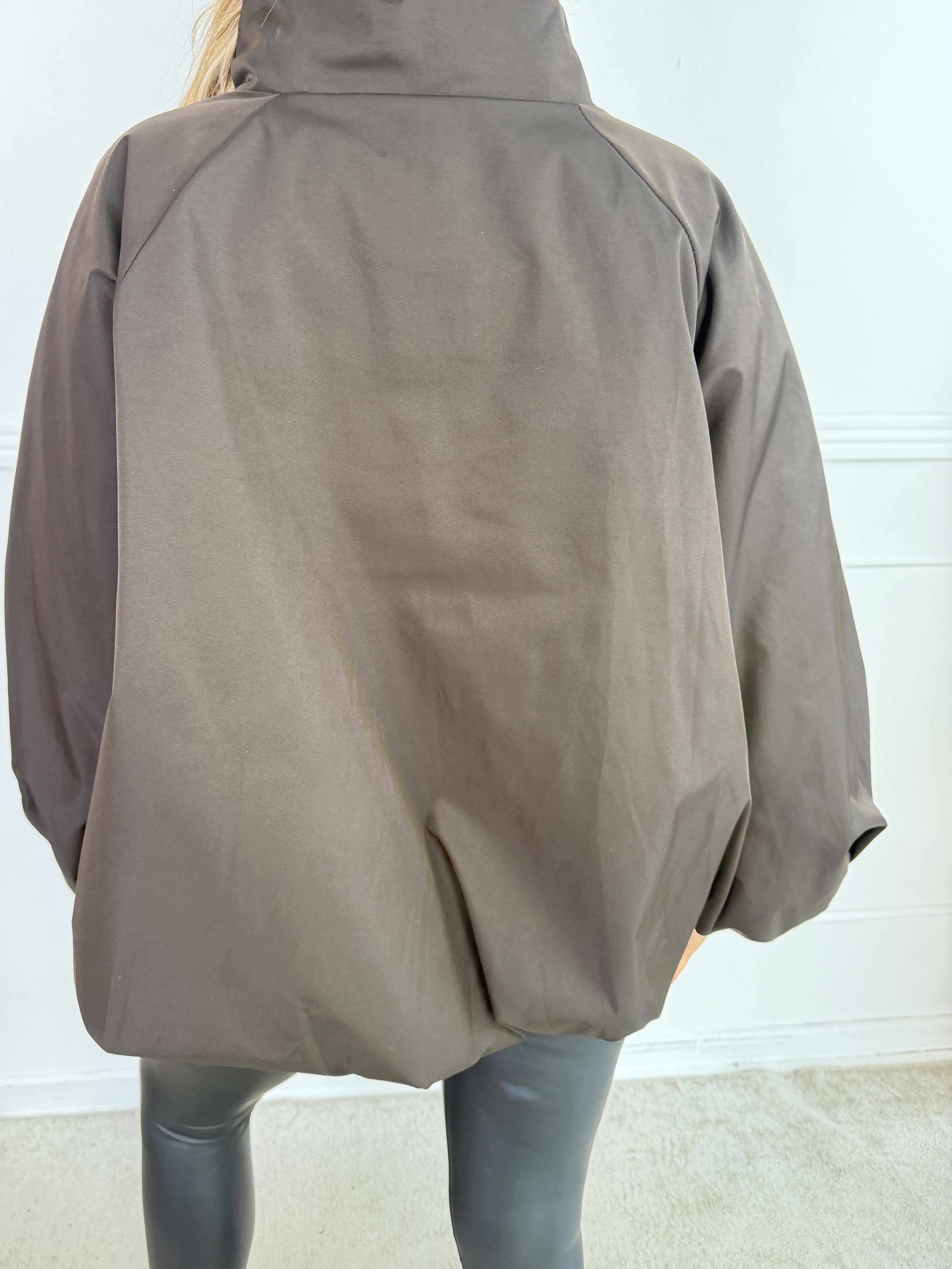 Gemma - Varm og trendy plus size bomber dynejakke