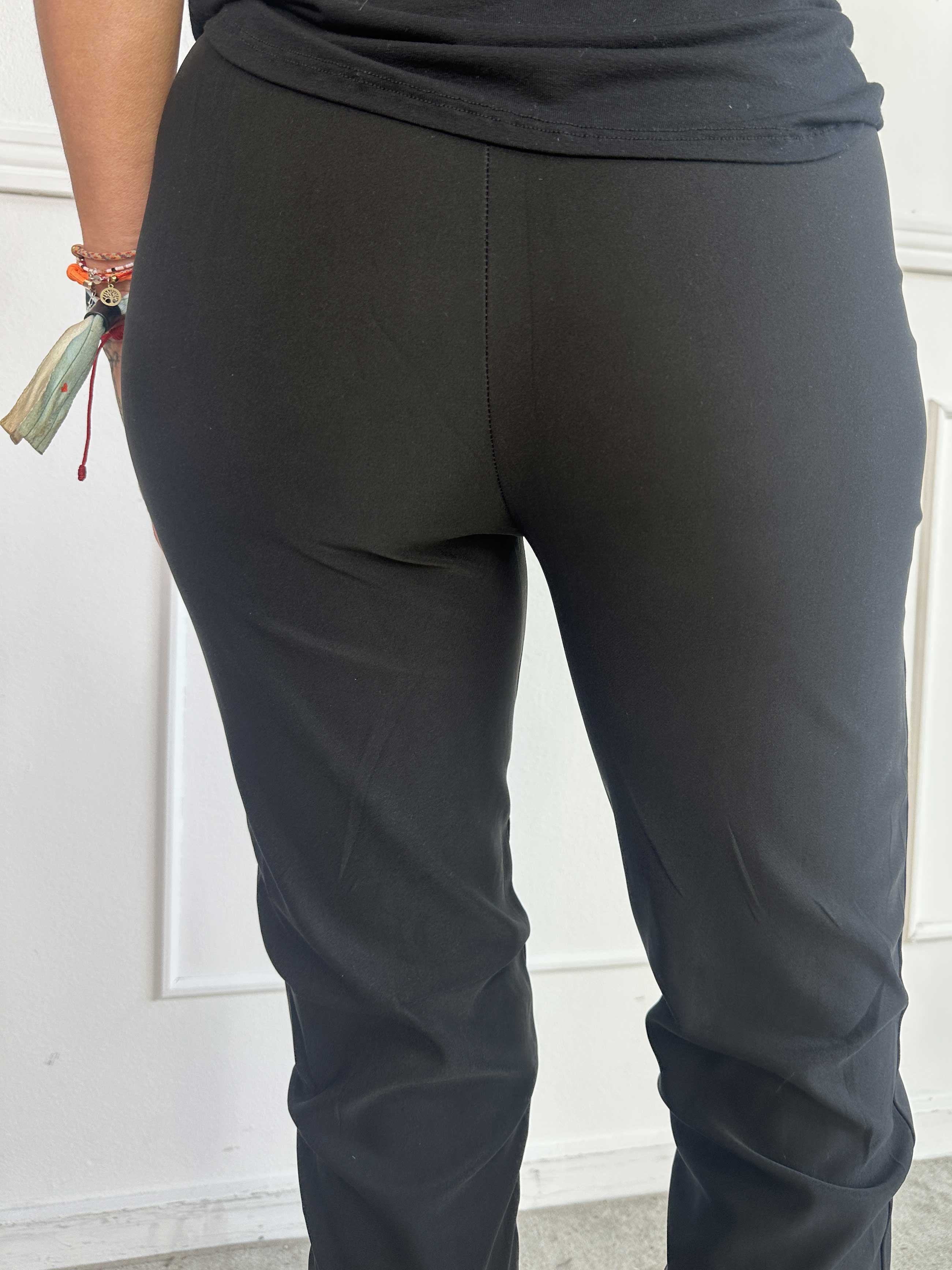 Jolie - Elastiske bløde leggings med guld knapper