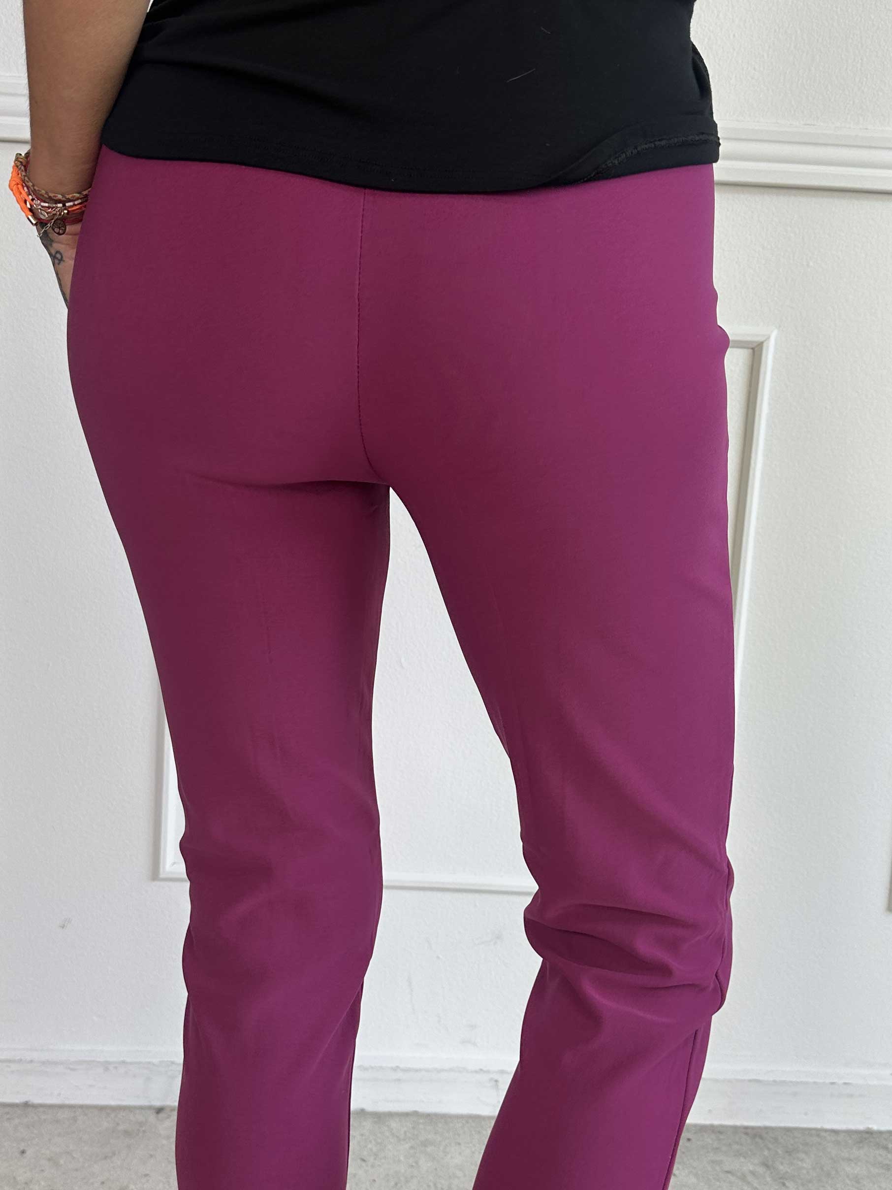 Jolie - Elastiske bløde leggings med guld knapper