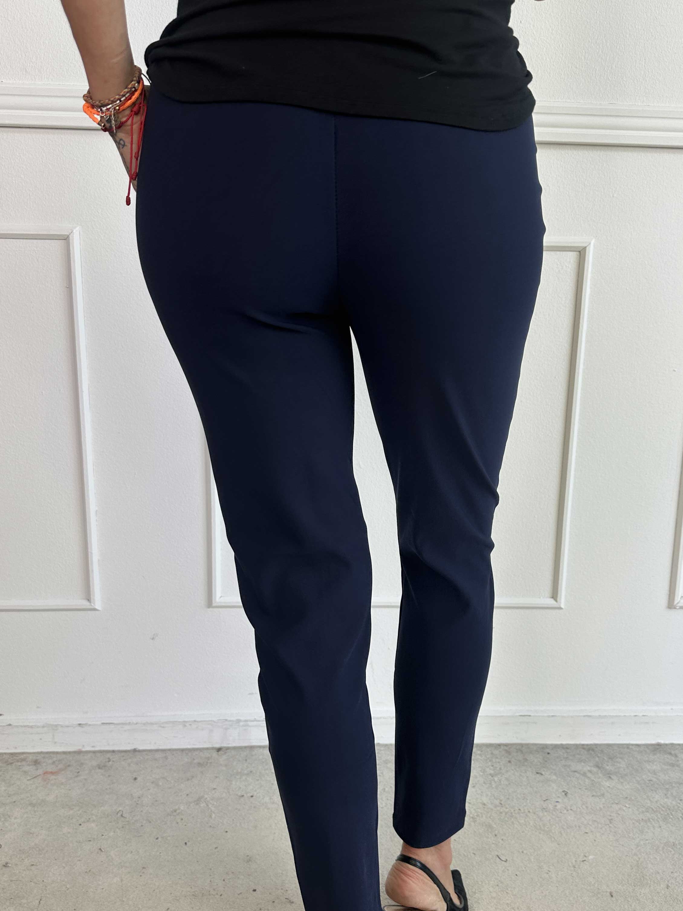 Jolie - Elastiske bløde leggings med guld knapper