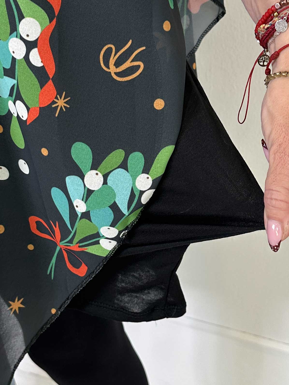 Kenya Mistletoe - Tunikakjole med mistelten motiver på