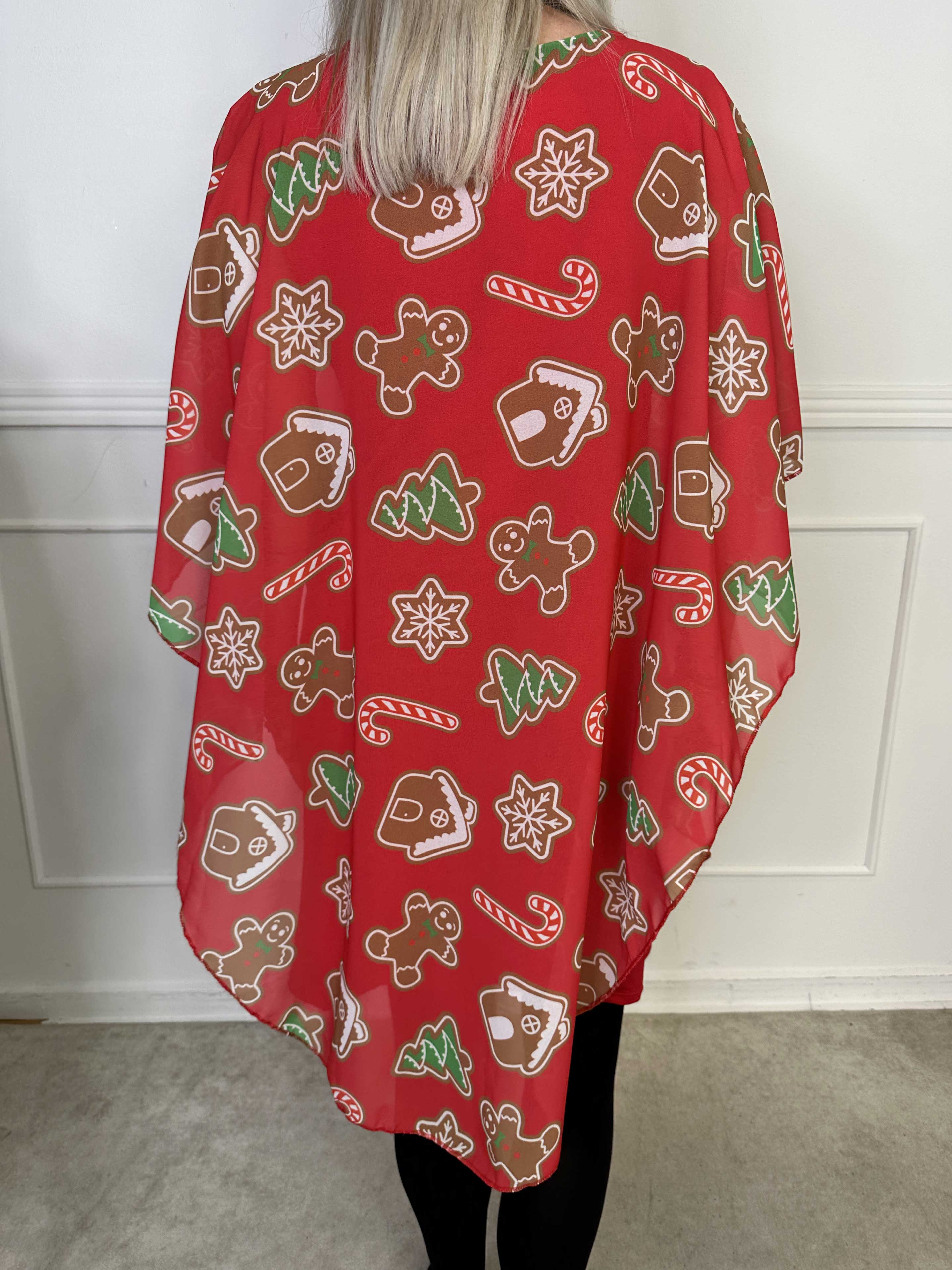 Kenya Gingerbread - Tunikakjole med julesmåkage motiver på