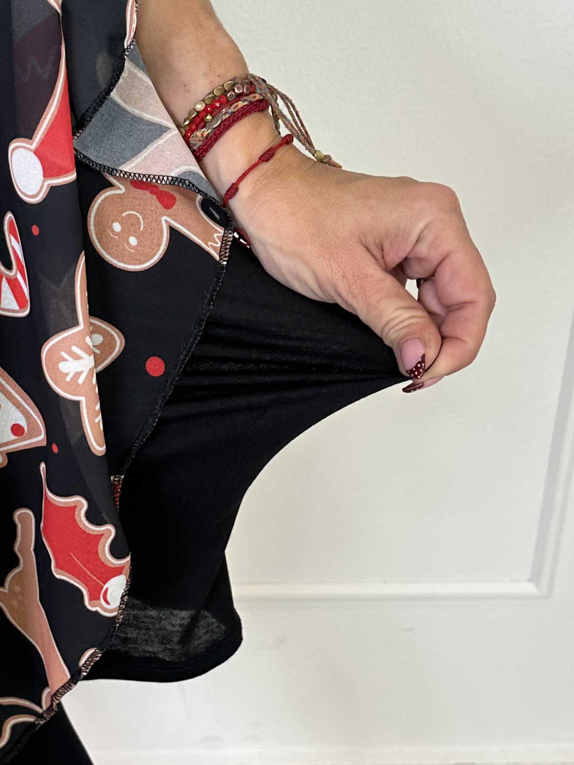 Kenya Gingerbread - Tunikakjole med julesmåkage motiver på