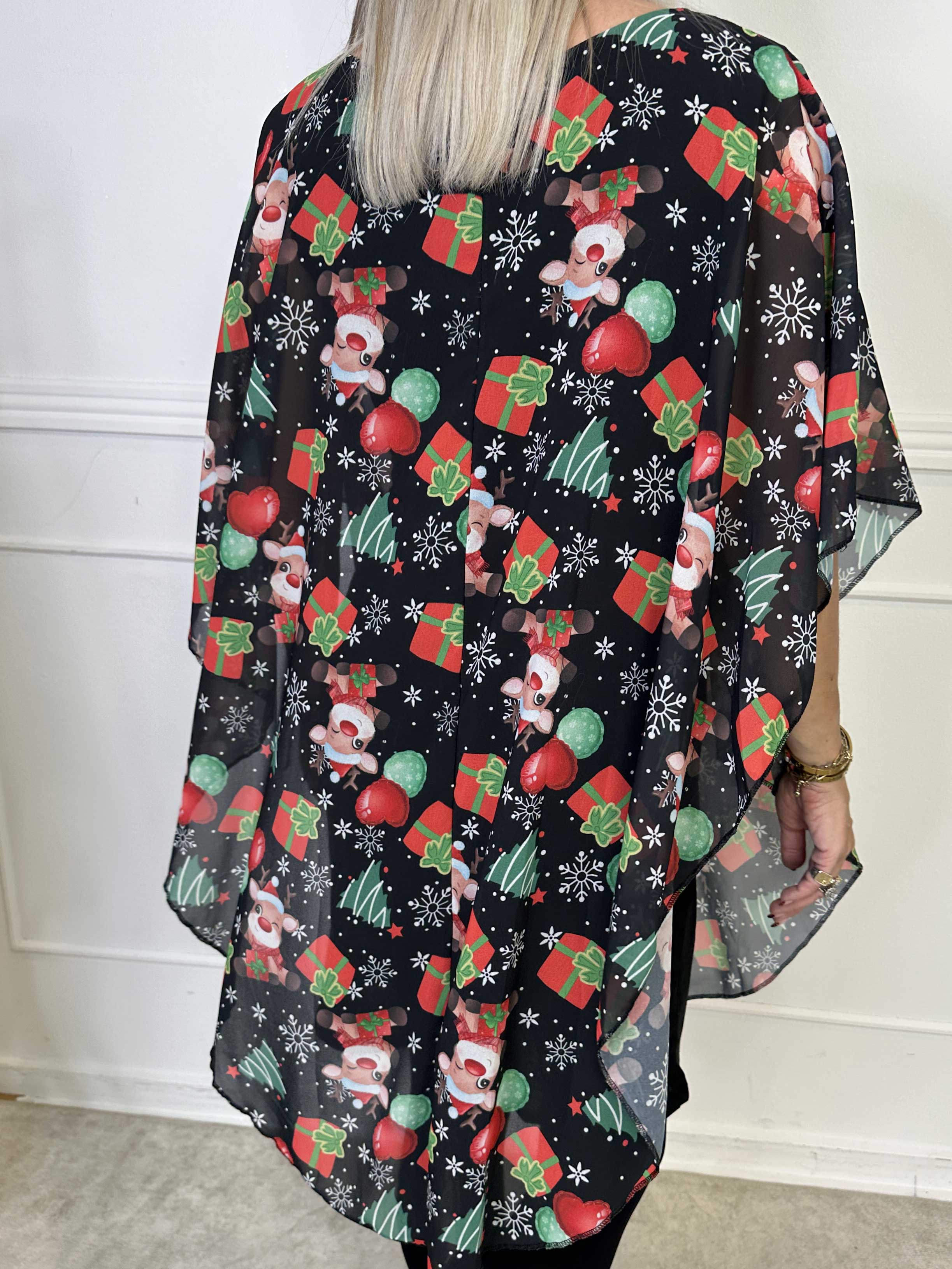 Kenya Christmas - Tunikakjole med julemotiver på